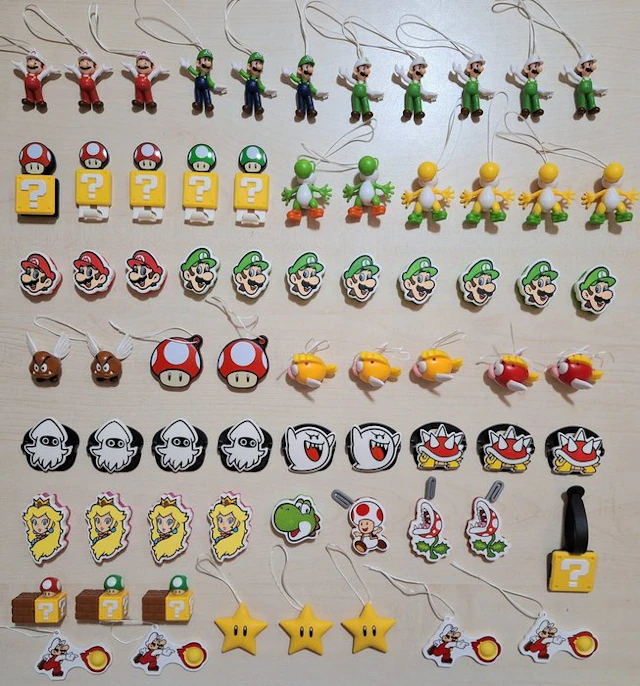 Themed collection - 70 Super Mario characters Kinder Joy 2025 - Nintendo