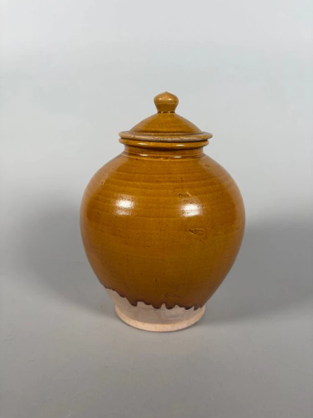 Ancient Chinese – Tang Dynasty, Brown Glazed Vase - 25 cm