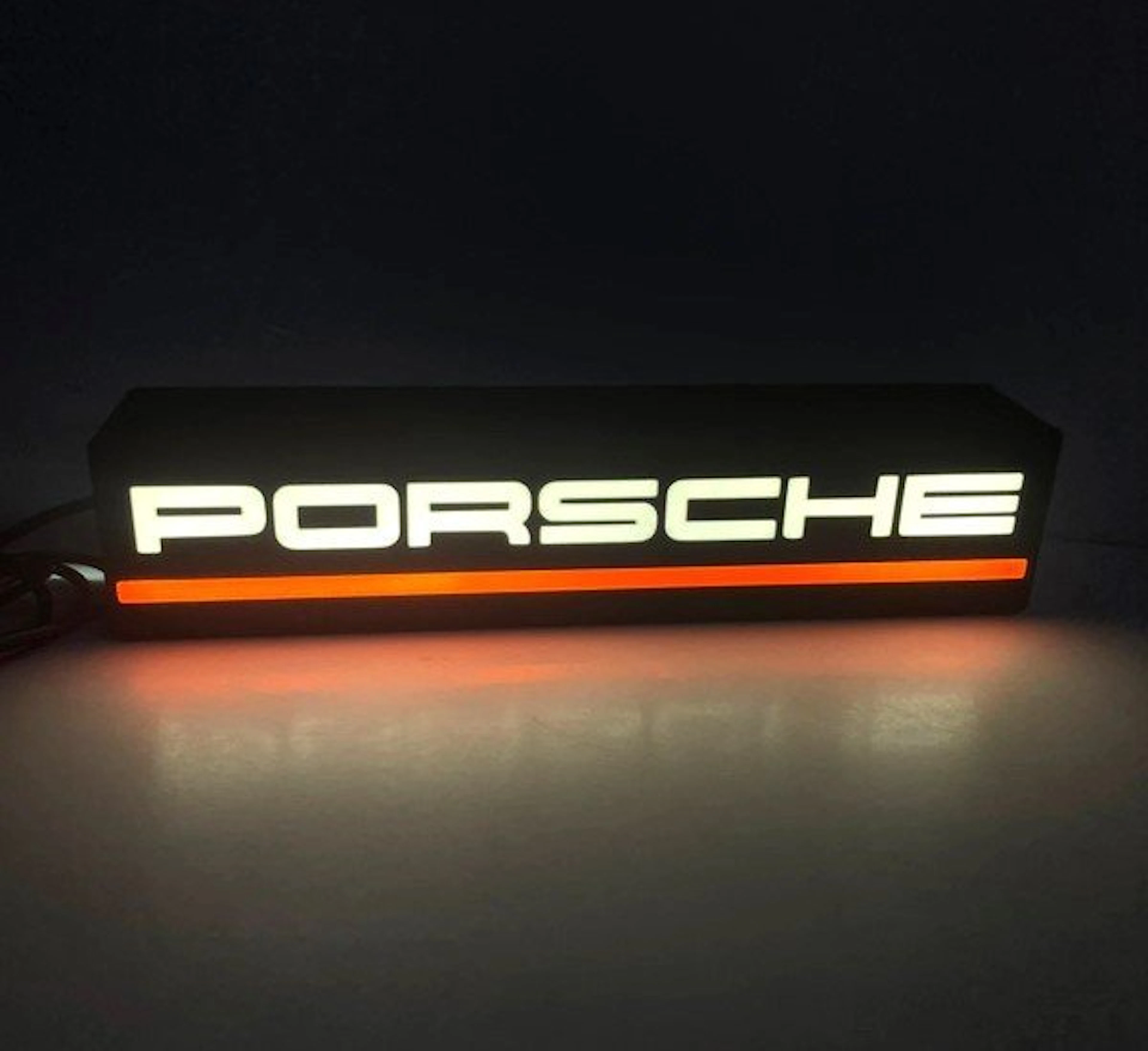 Porsche - Lighted sign - Pla Plus
