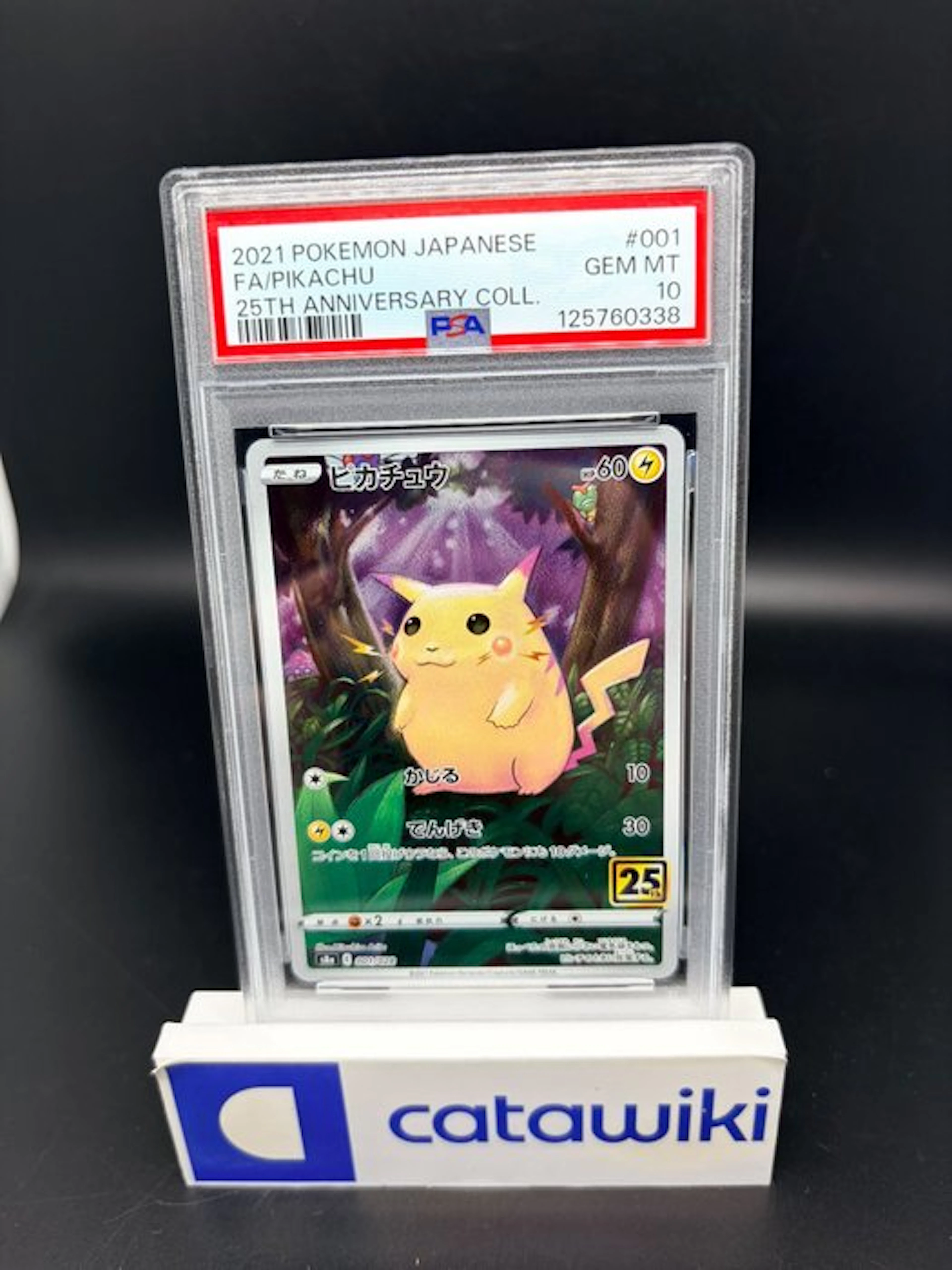 Pokémon - 1 Graded card - Pikachu 001/028 PSA 10...
