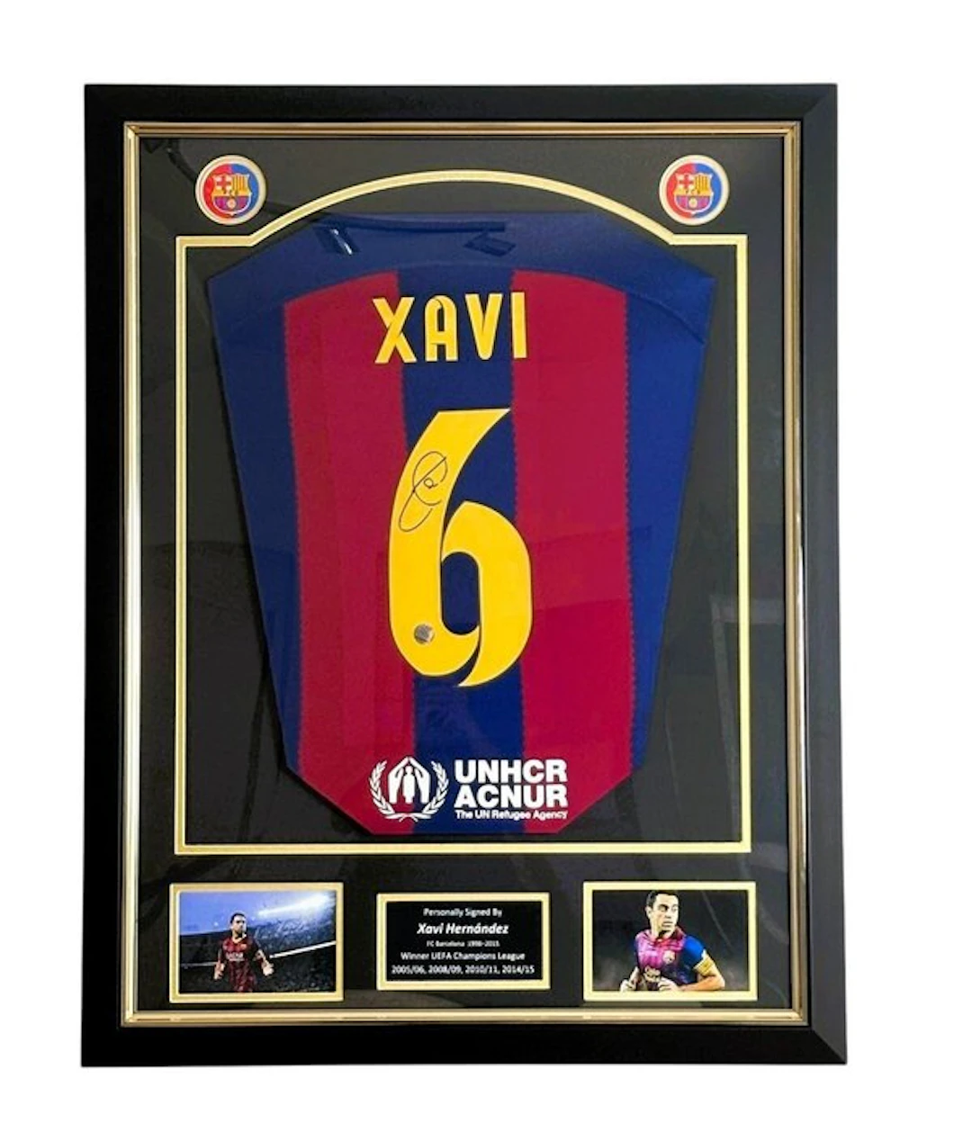 FC Barcelona - European Football League - Xavi Hernandez...