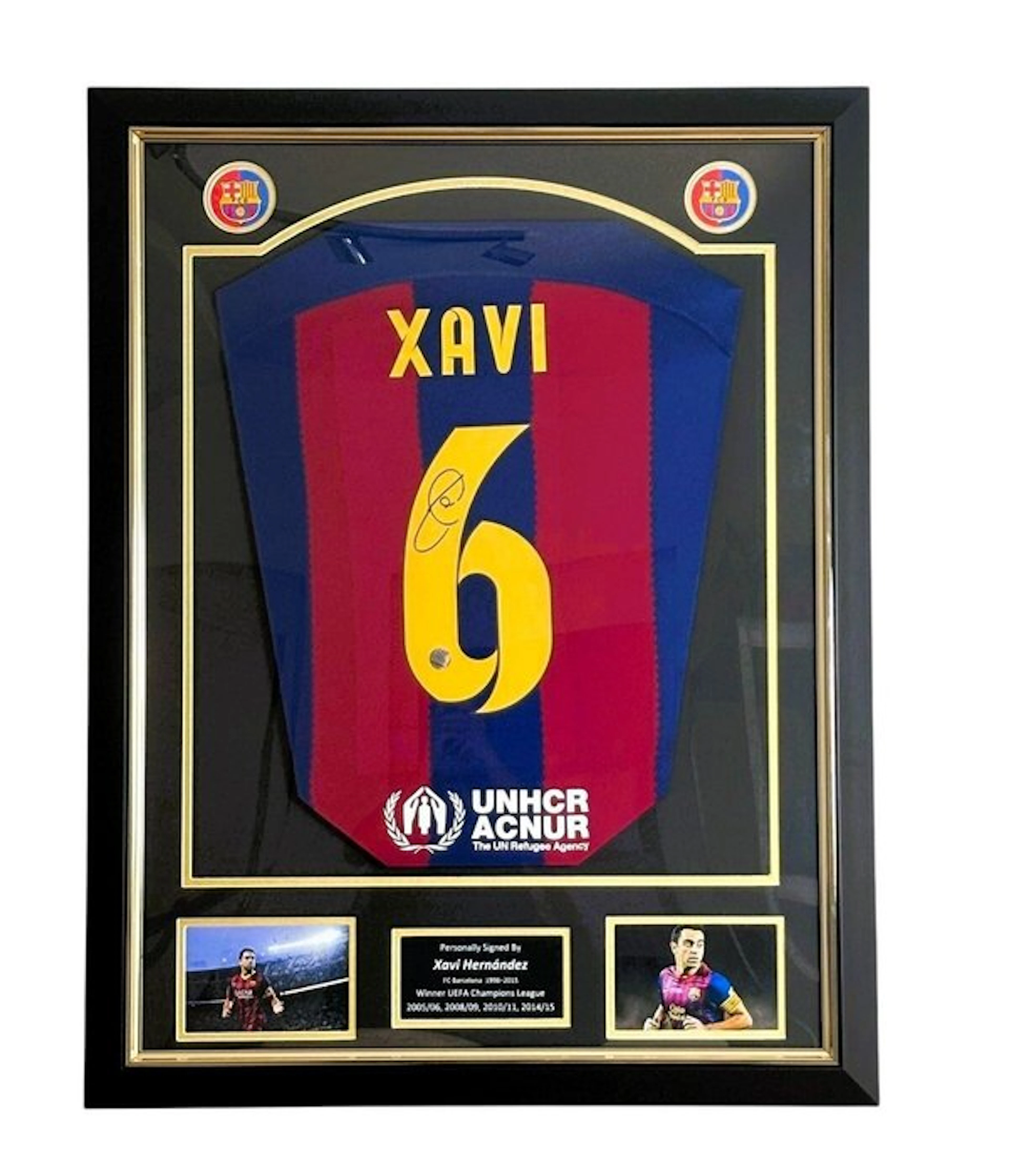 FC Barcelona - European Football League - Xavi Hernandez...