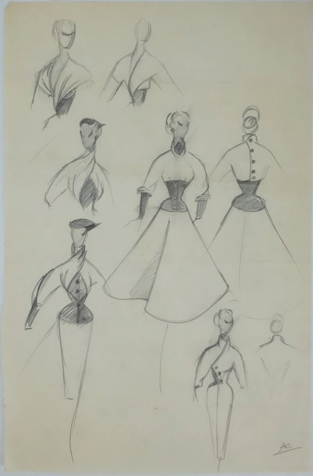 Pierre Cardin (1922-2020) (Attribué à) - La Parisienne : Robes et