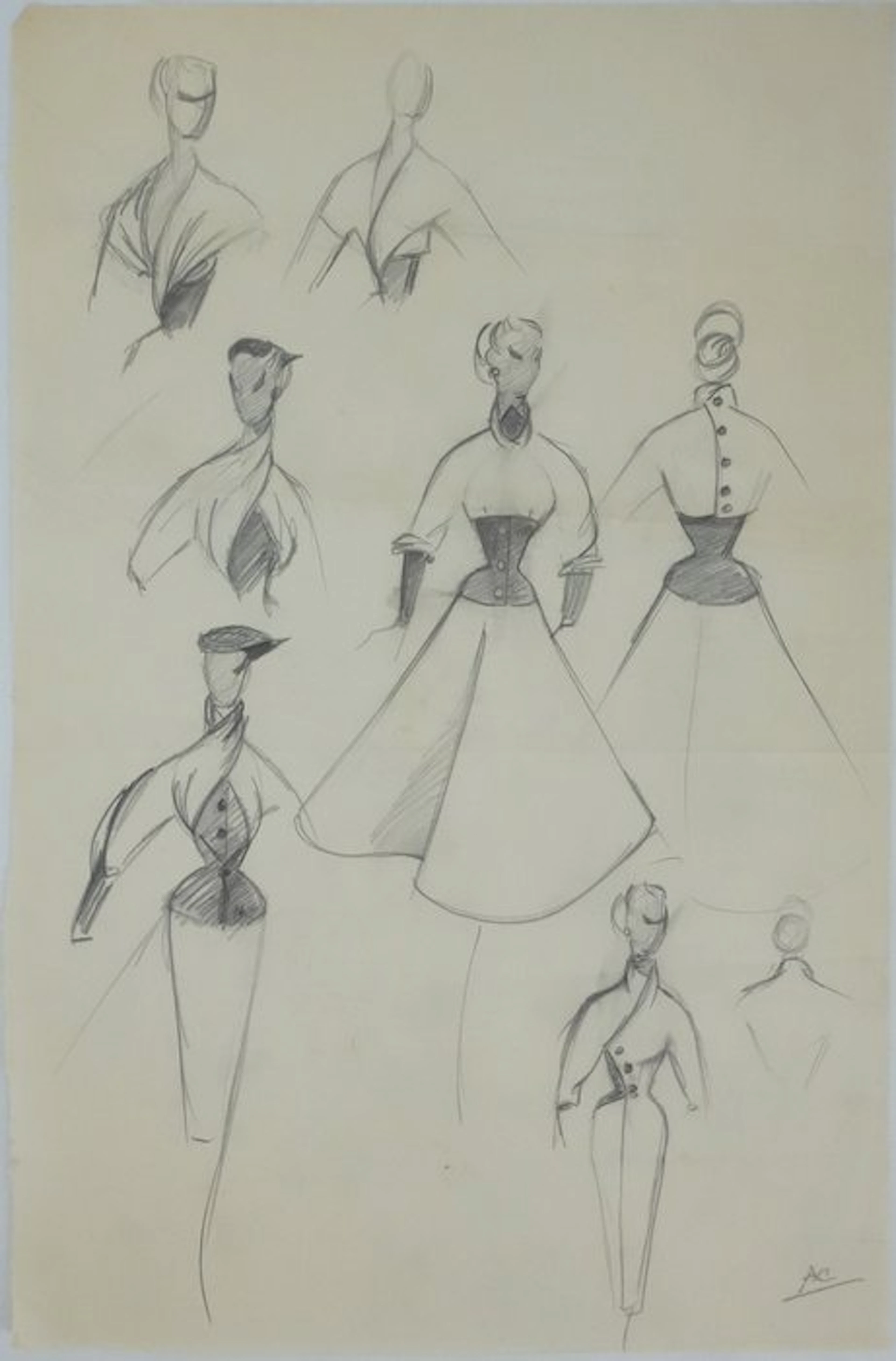 Pierre Cardin (1922-2020) (Attribué à) - La Parisienne : Robes et