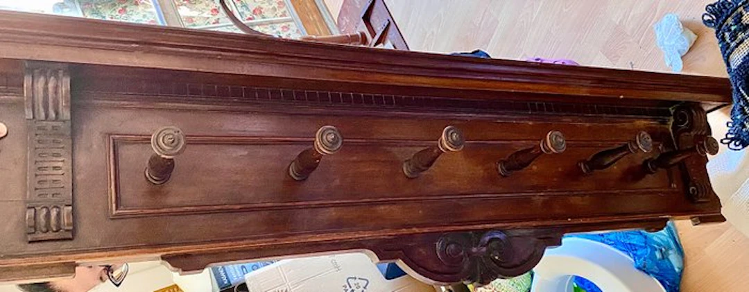 Coat rack - Hardwood - Antique coat rack