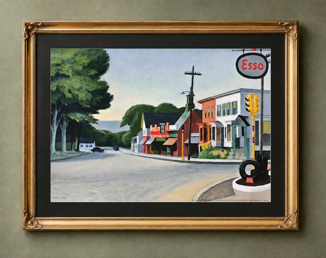 Edward Hopper (1882-1967) (after) - "Portrait of Orleans, 1950"