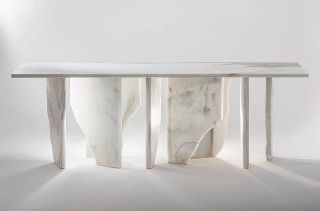 Josep Vila Capdevila - Console table - Arctic - Statuario Marble