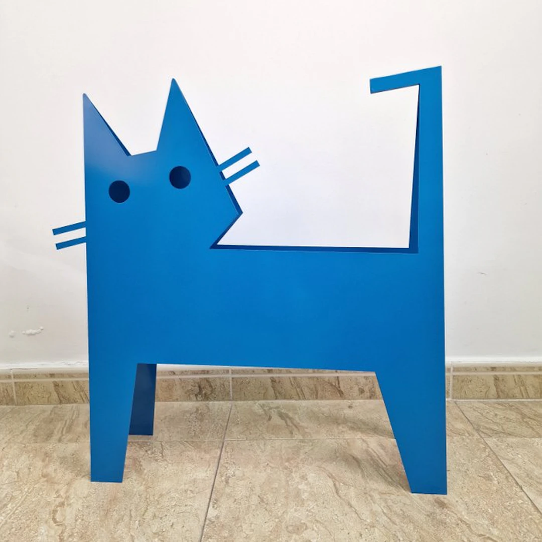 José Soler Art - The Cat KH. Blue - NO Reserve