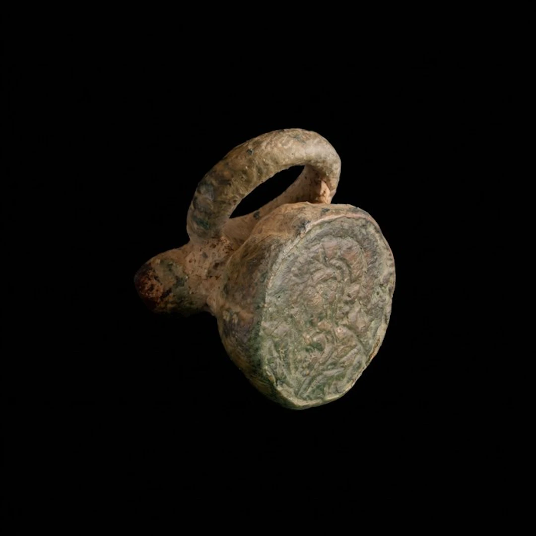 Byzantine Beautiful Seal with Portrait of Christ – Rare...