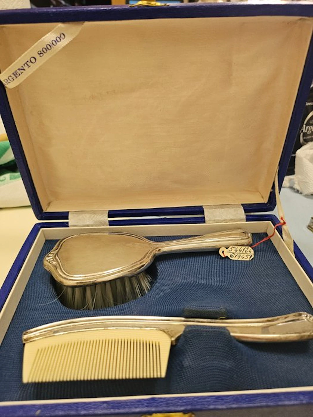 Comb (2) - .800 silver - Vintage silver