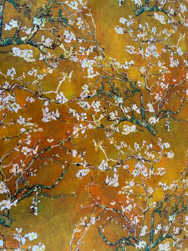 No Reserve Price!! Golden Bloom – A Tribute to Van Gogh...