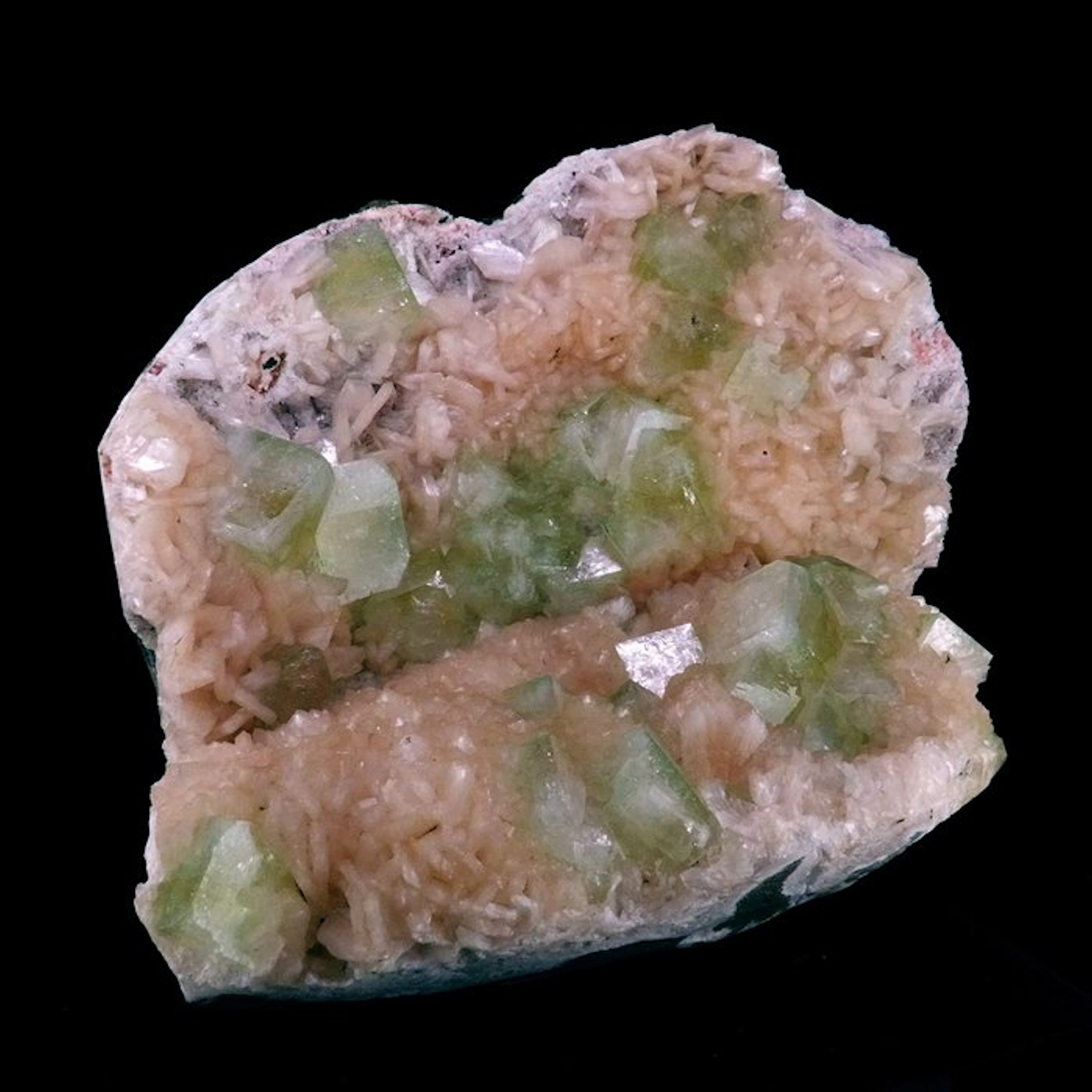 Apophyllite on Stilbite - Pune
