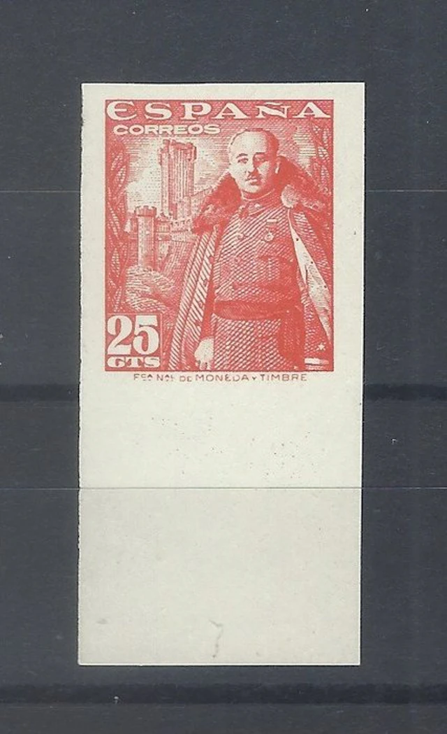 Spain 1948 - 25 Cts. Franco - dent-free - luxury - Edifil nº 1024s