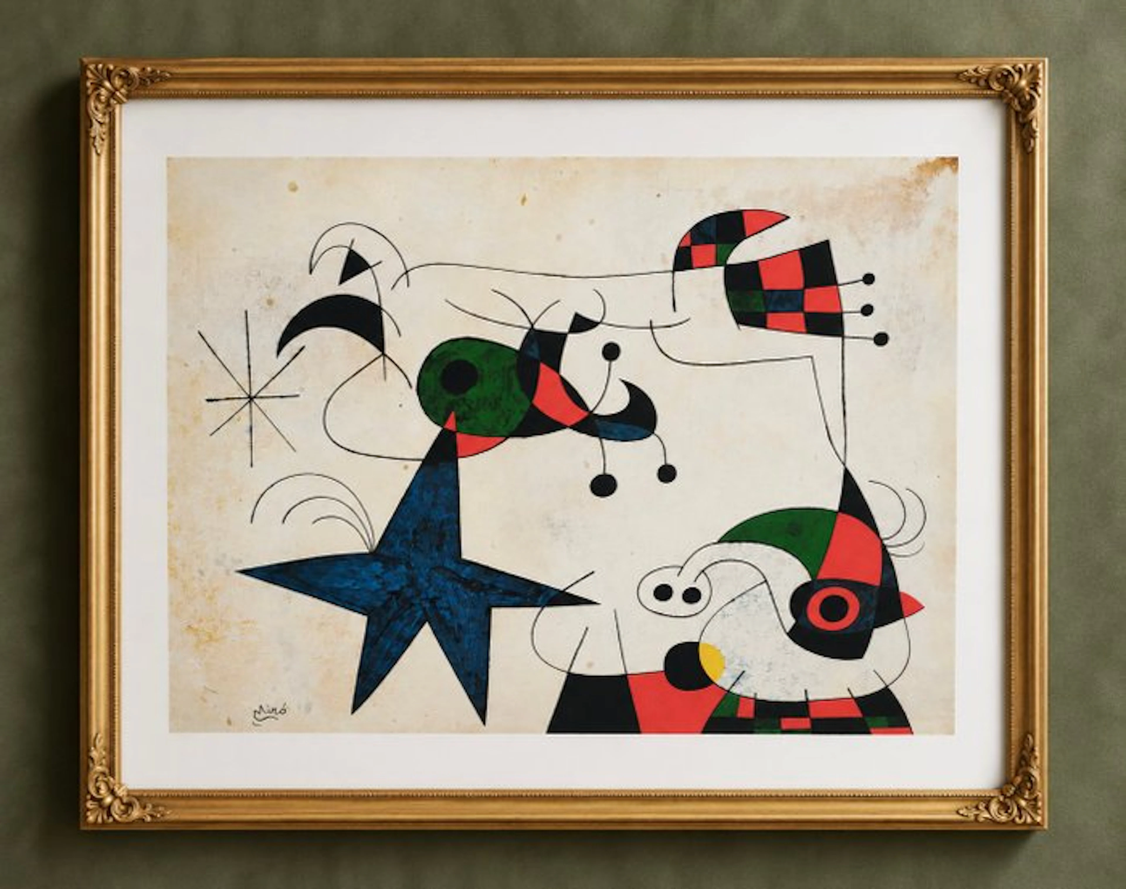 Joan Miró (1893-1983) (after) - "Rhytme du Passage du Serpent"