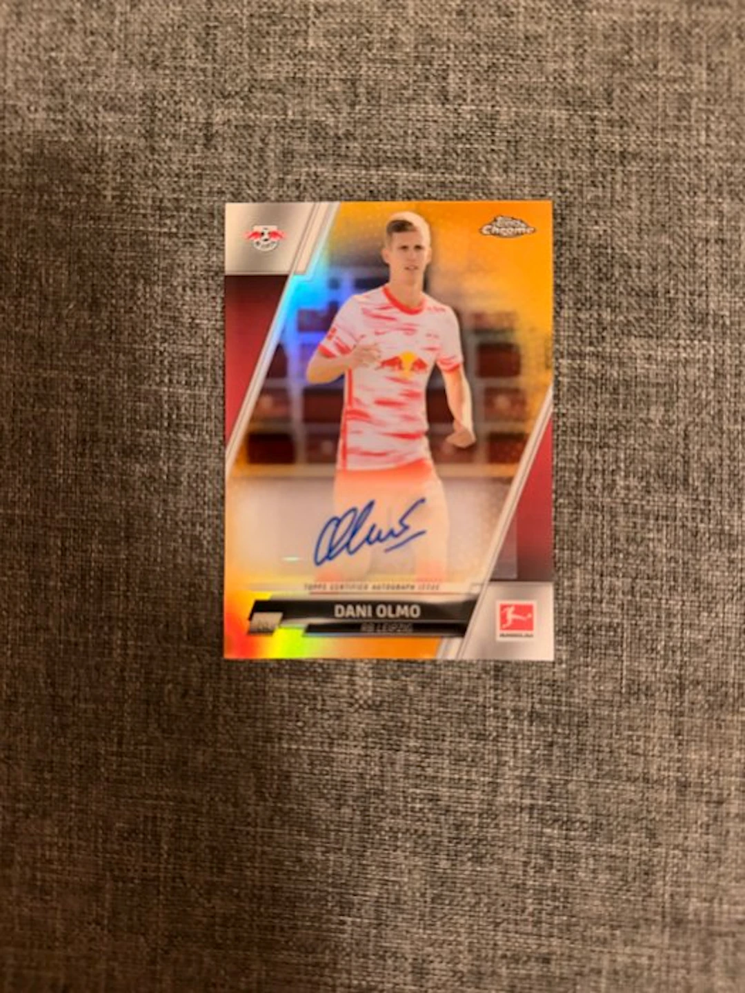 2022 Topps Chrome Bundesliga Dani Olmo Autograph - 1 Card - Near Mint (NM)