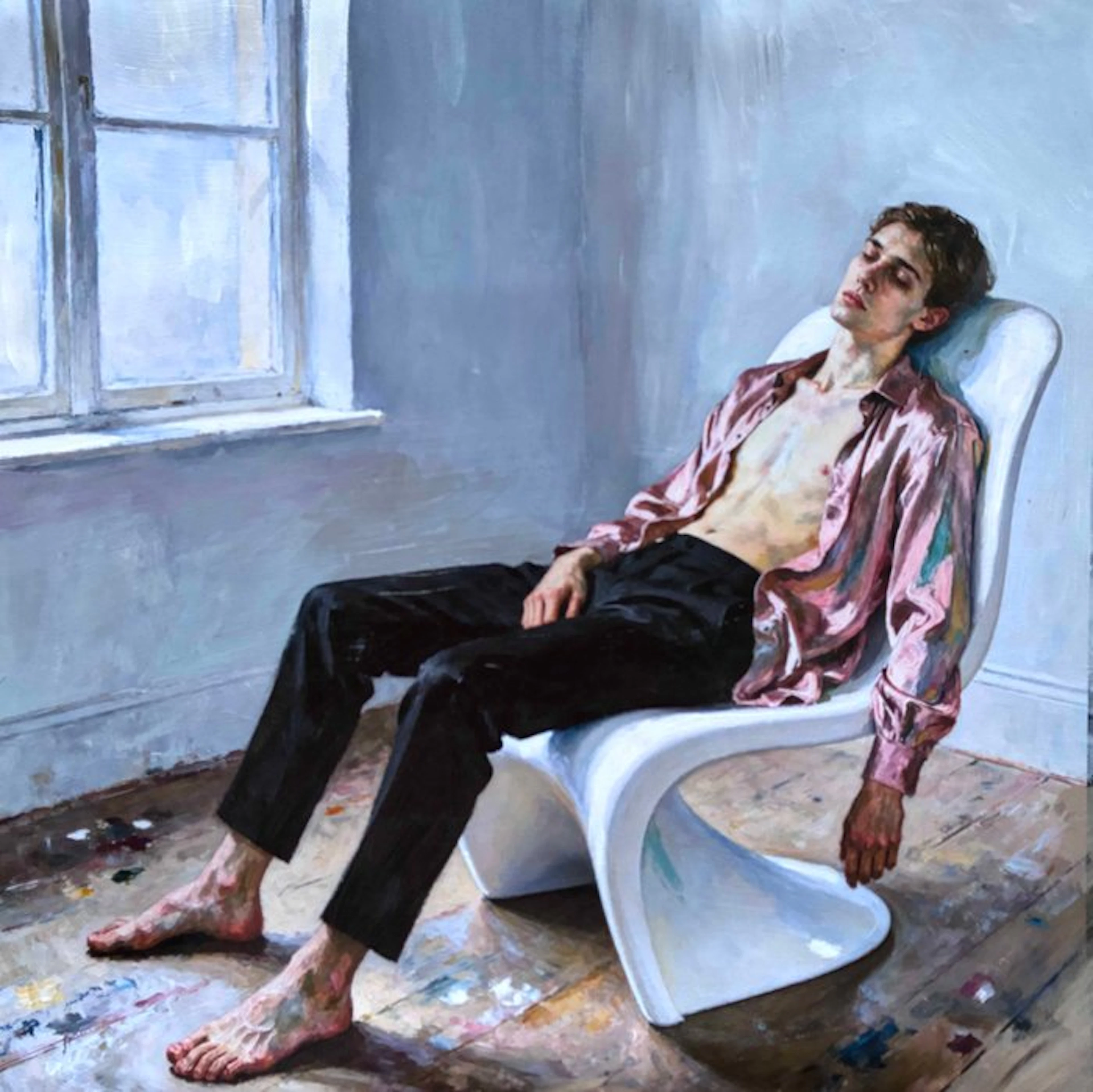SAULNIER - Afternoon in the White Chair