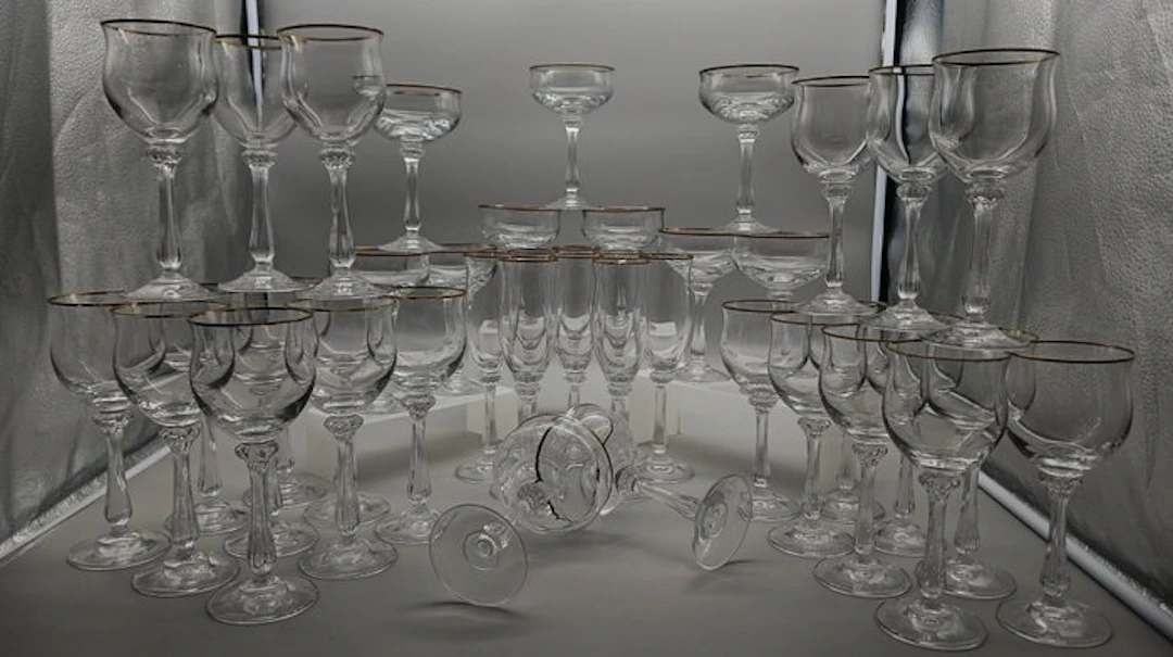Mikasa - Drinking set (42) - Chalfonte - Crystal