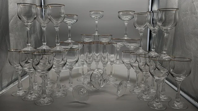 Mikasa - Drinking set (42) - Chalfonte - Crystal