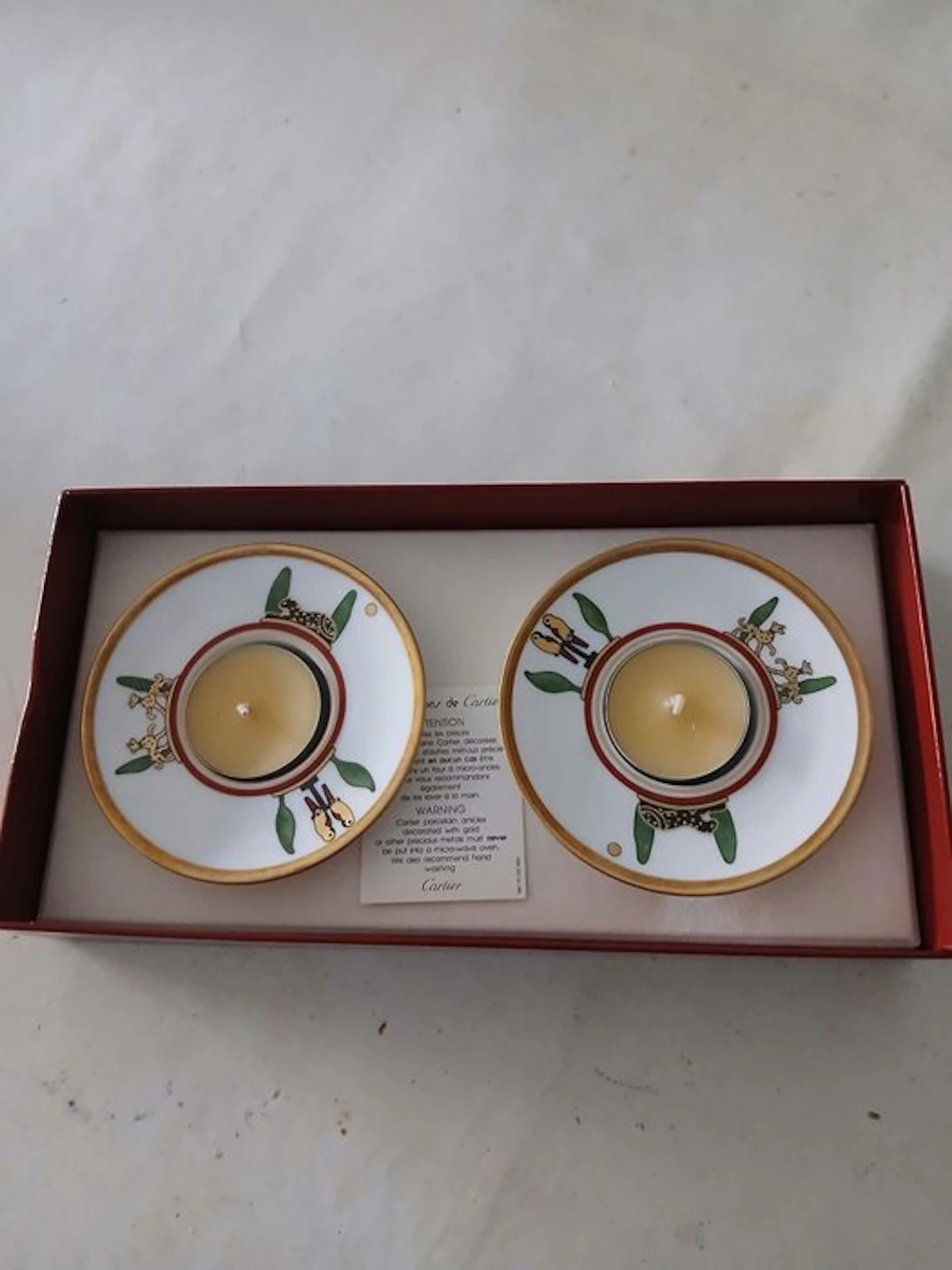 Cartier - Chamberstick (2) - Porcelain