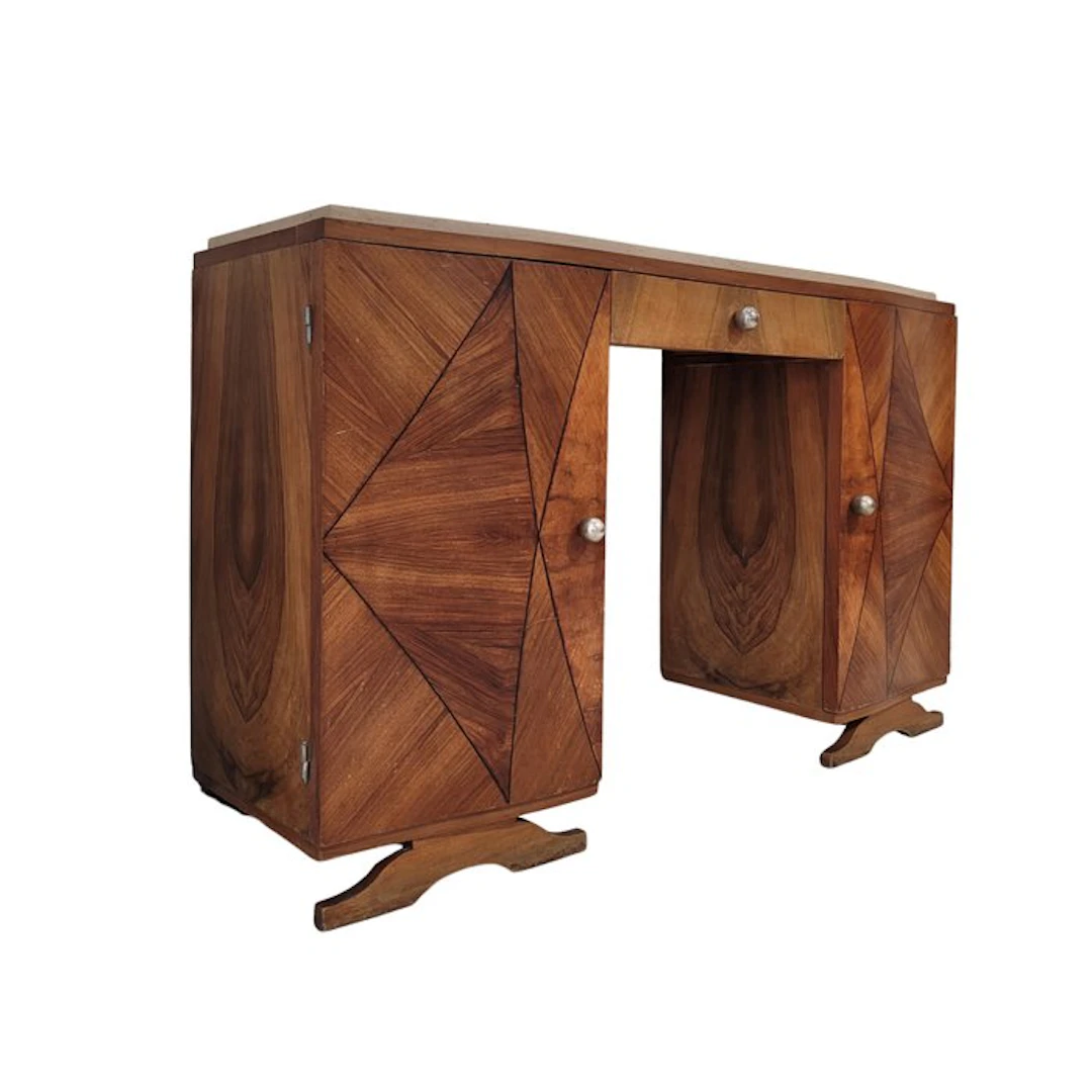 Coiffeuse - Wood, Marble - Art Deco vanity