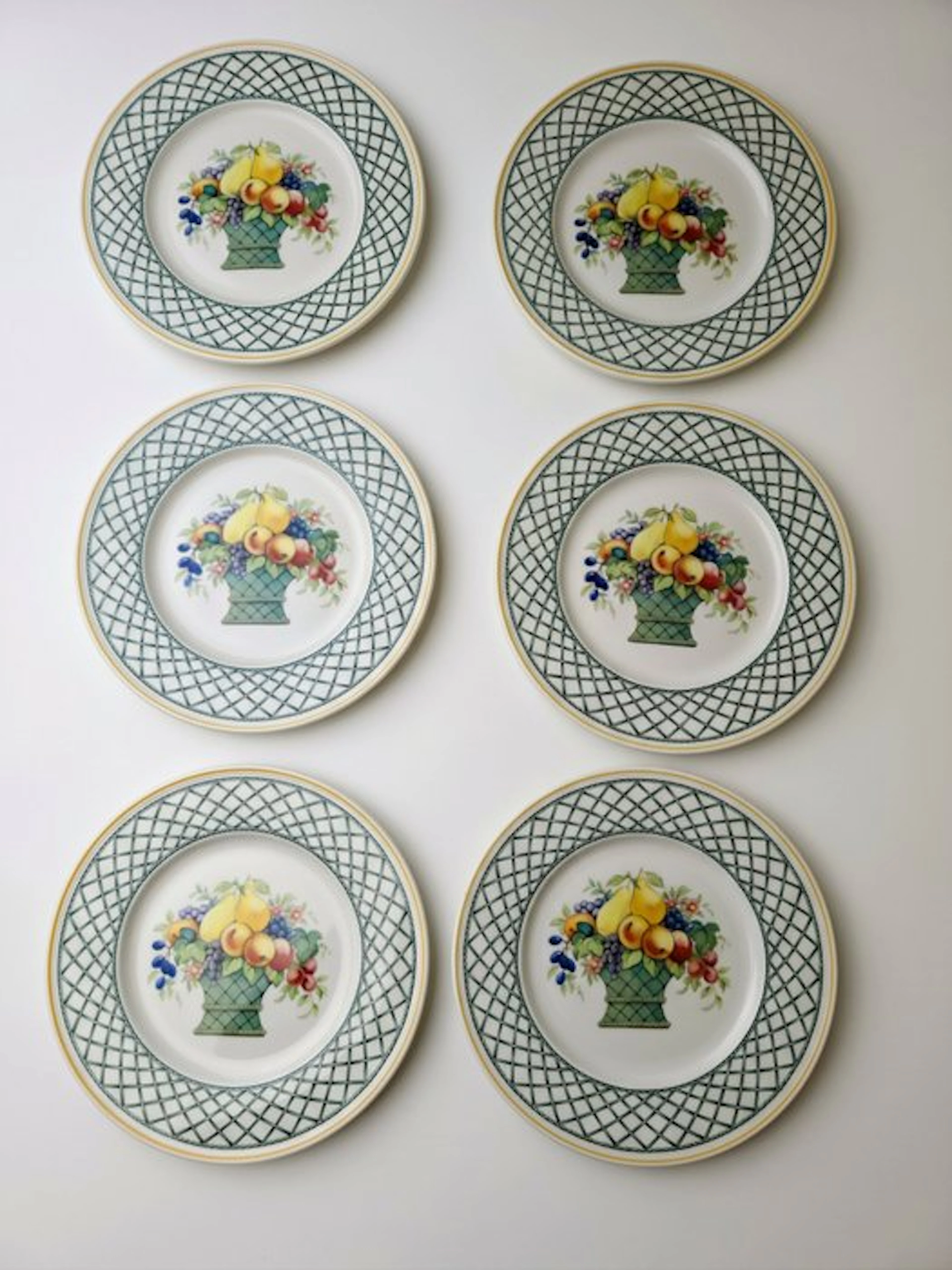 Villeroy & Boch - "Basket" 6 Kuchenteller /...