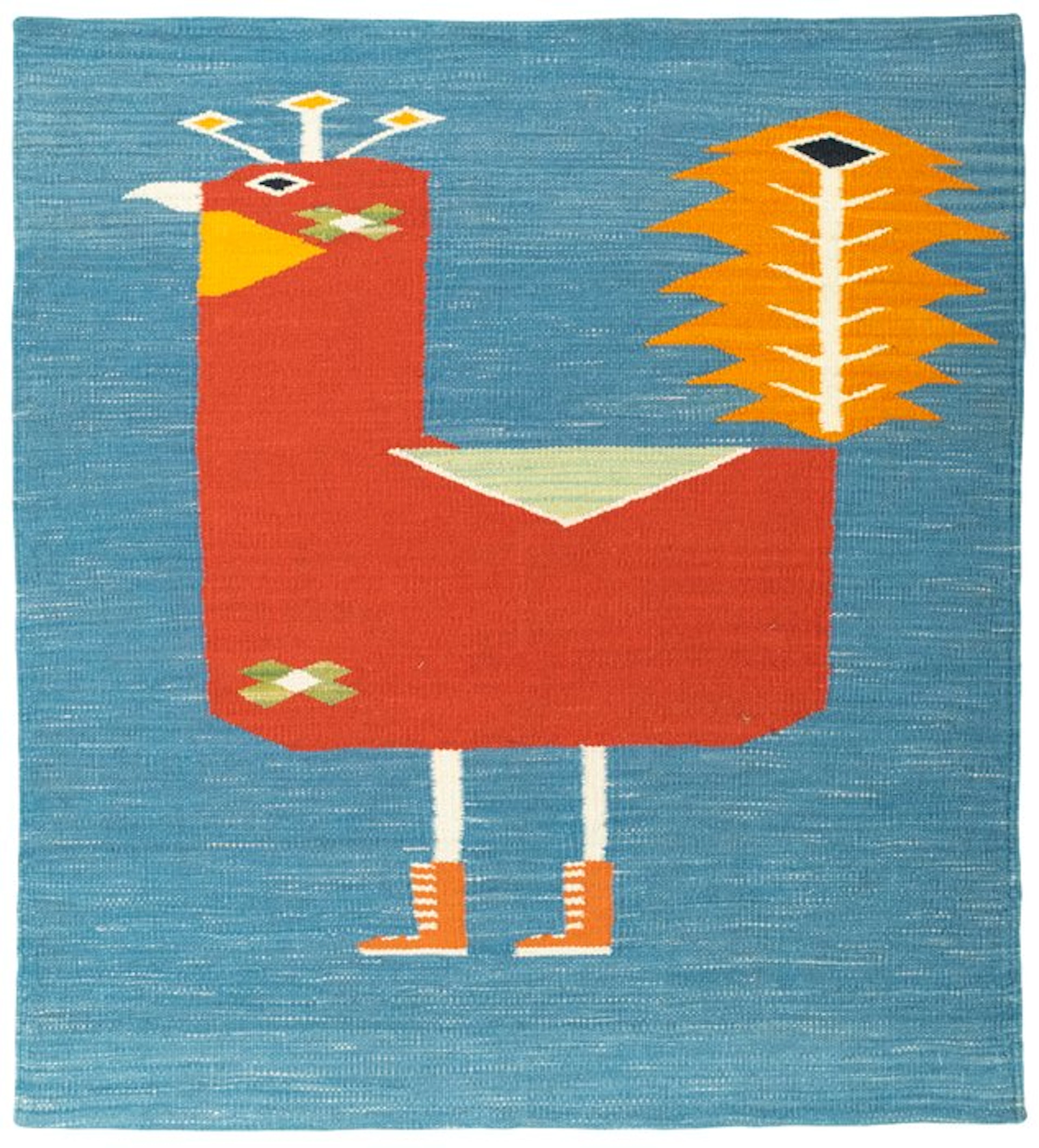 Handwoven designer Kilim – collector's piece. - Kelim - 109 cm - 99 cm