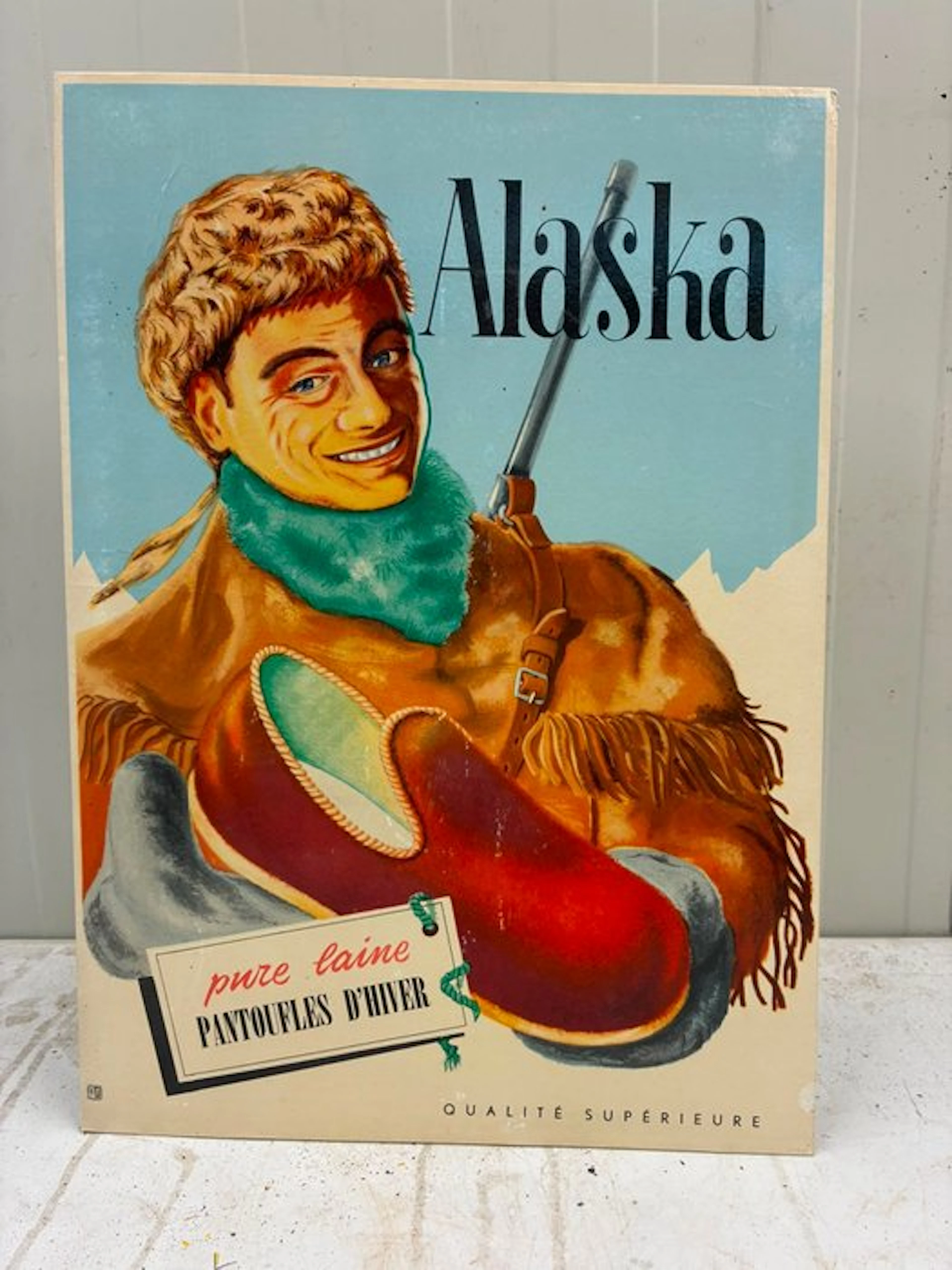 Alaska – Vintage Reclamedisplay Pure Laine...