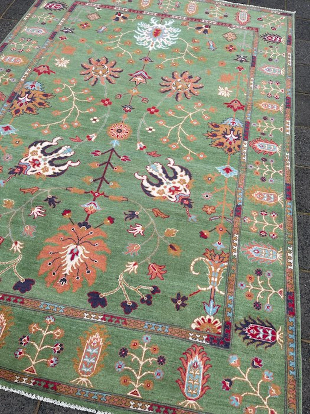 Afghan modern Ziegler - (unused) - hand-knotted - wool...