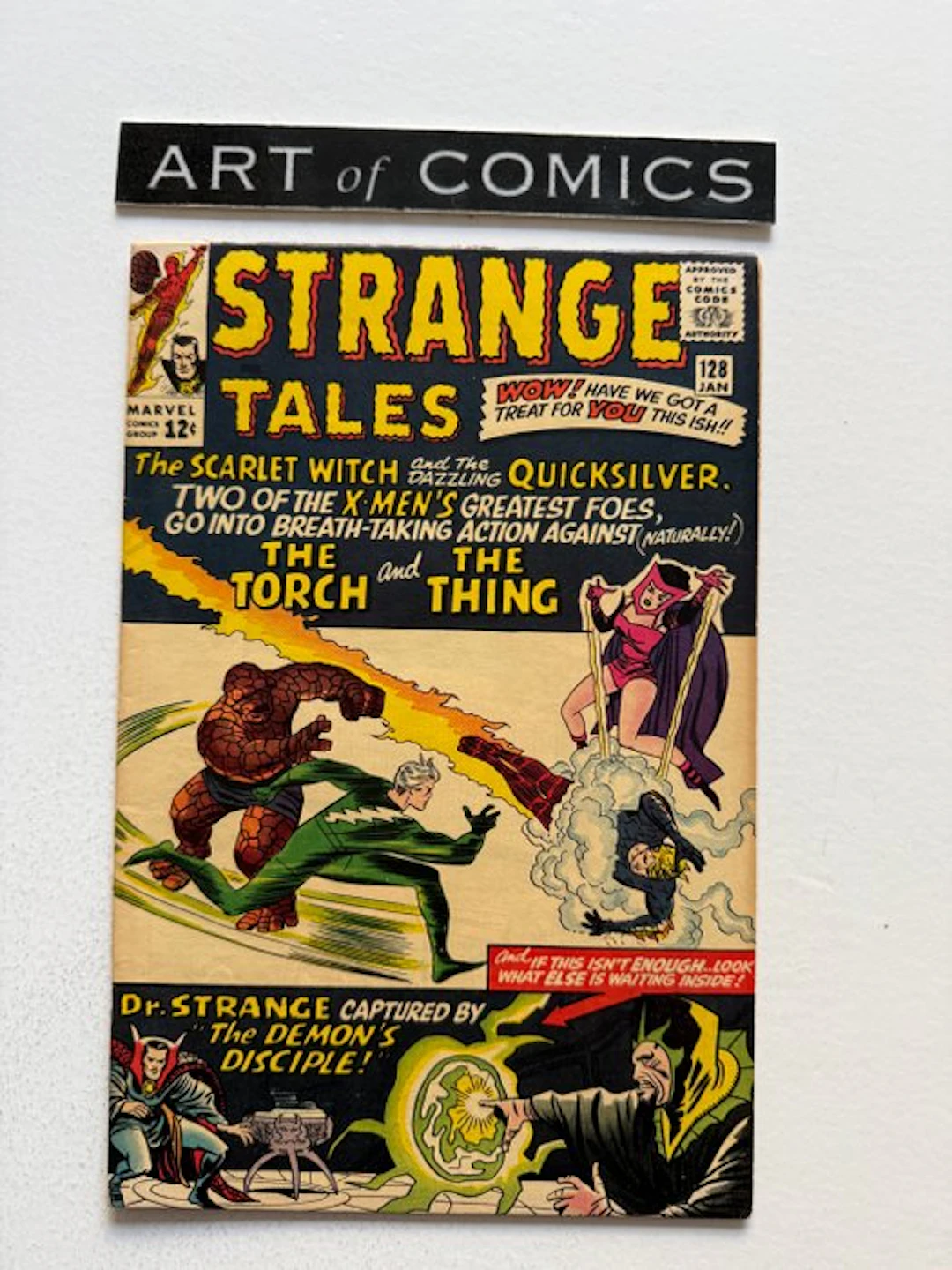 Strange Tales #128 - Early Quicksilver & Scarlet Witch...
