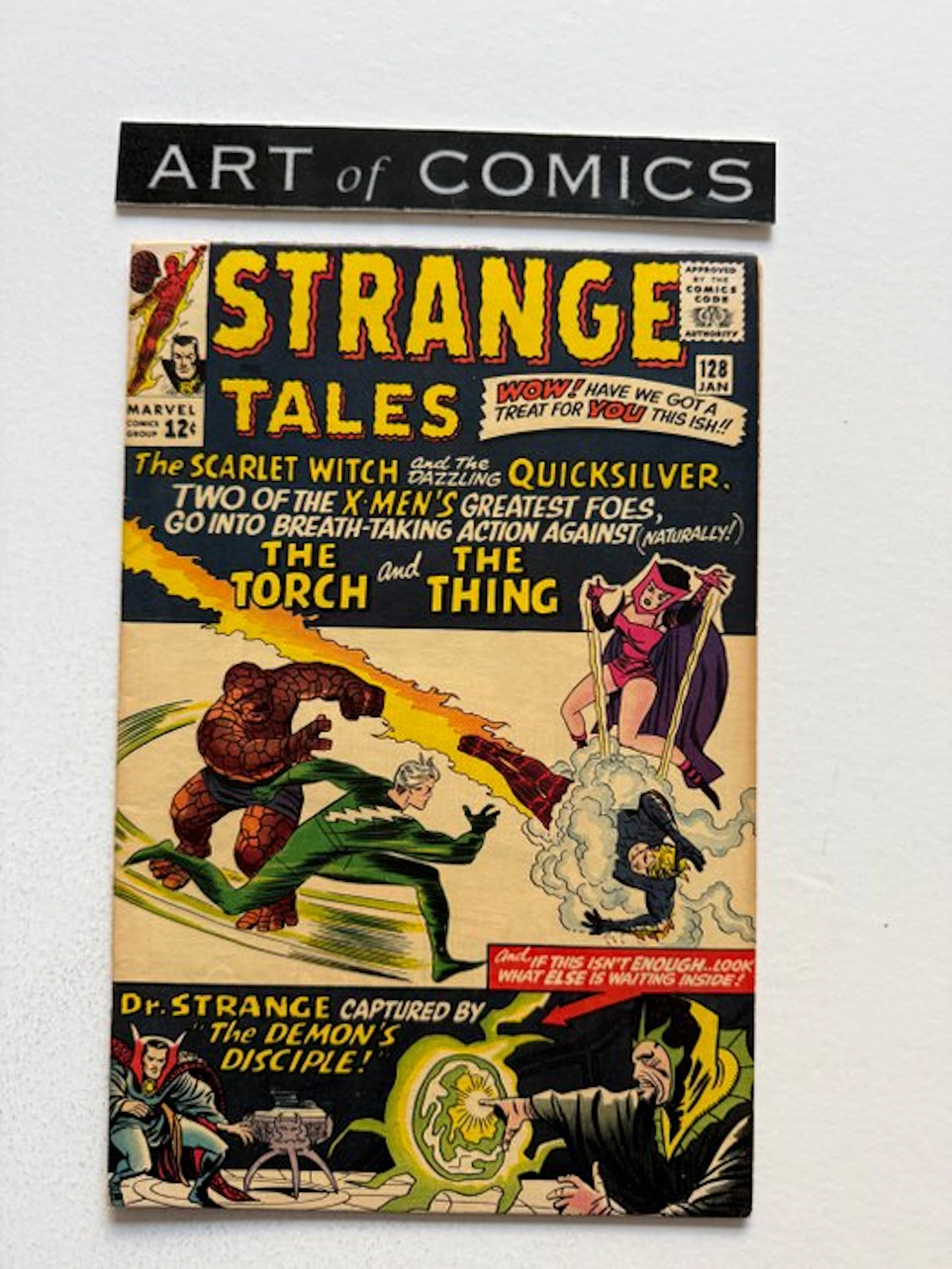 Strange Tales #128 - Early Quicksilver & Scarlet Witch...