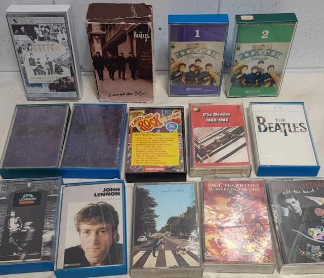 Beatles & Related - Collection of 16 tapes - Audio cassette - 1973