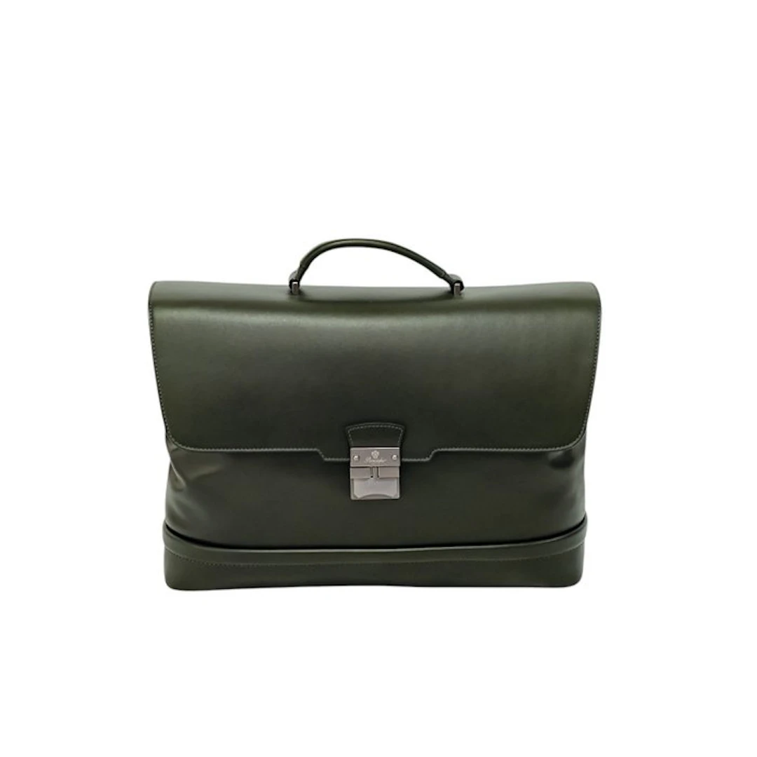 PINEIDER FIRENZE "Metro Smooth" Calf Briefcase Work...