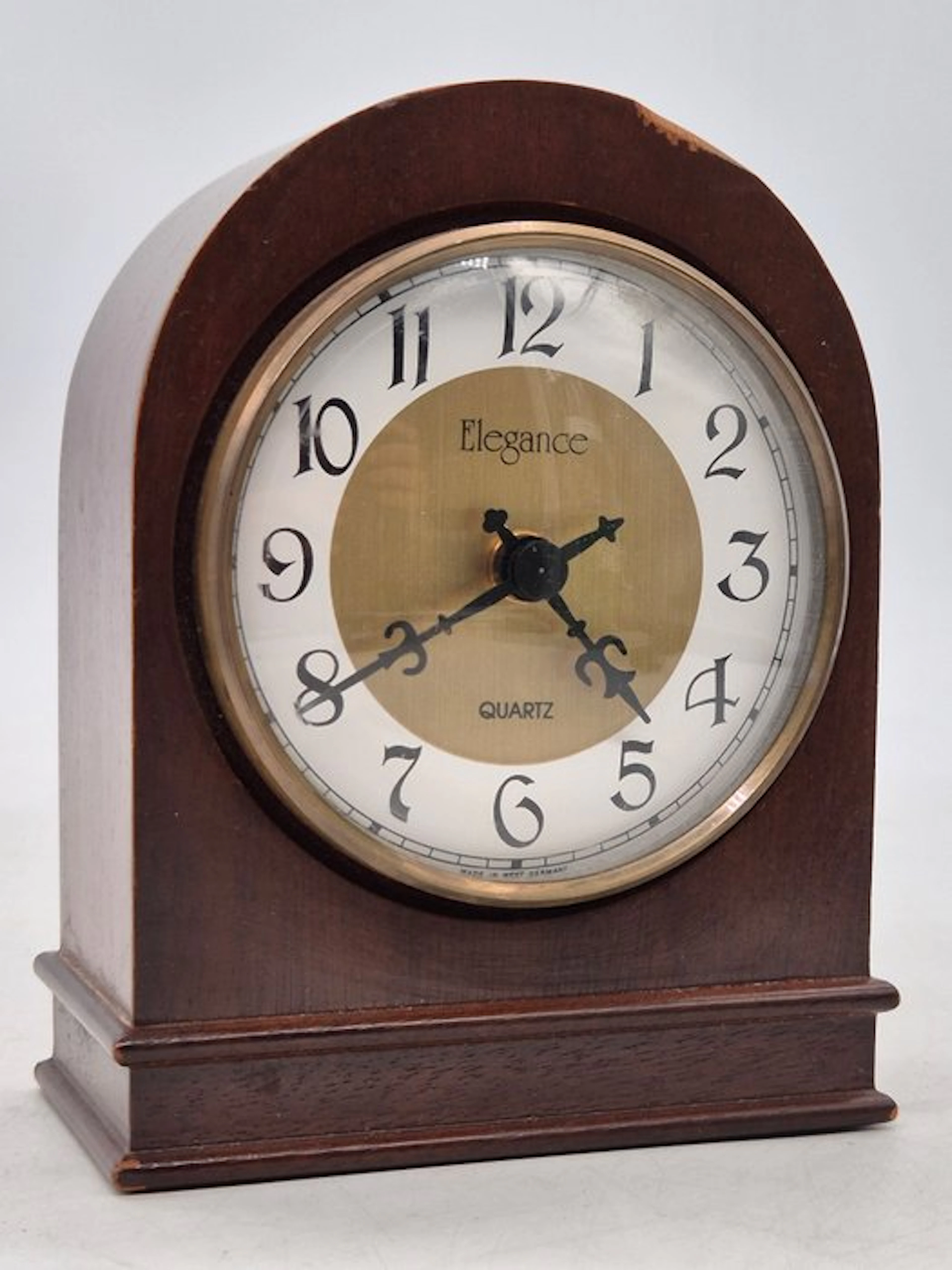 Clock - Elegance – Tischuhr – Kaminuhr aus Holz mit...