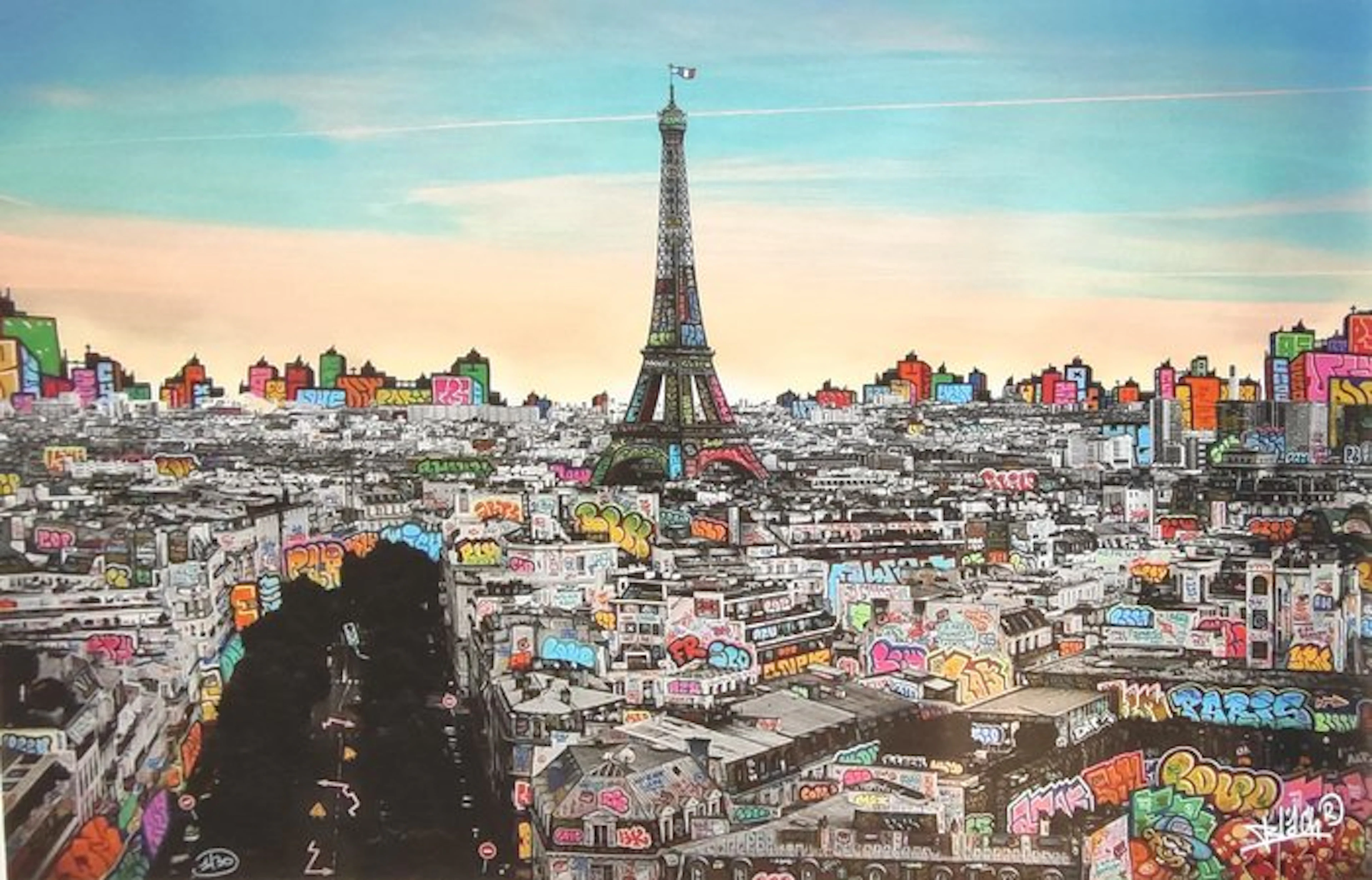 Maxime Blachere - Paris Panoramique noir et blanc edition prestige XL