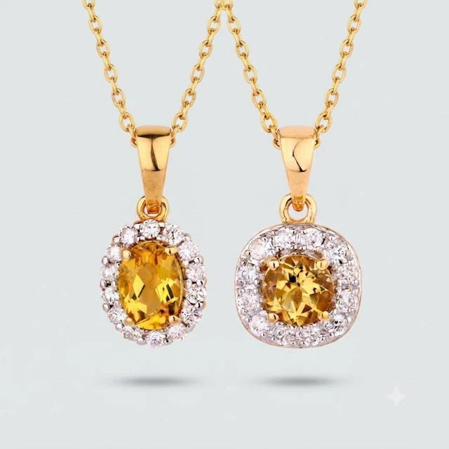 2 piece jewellery set - 14 kt