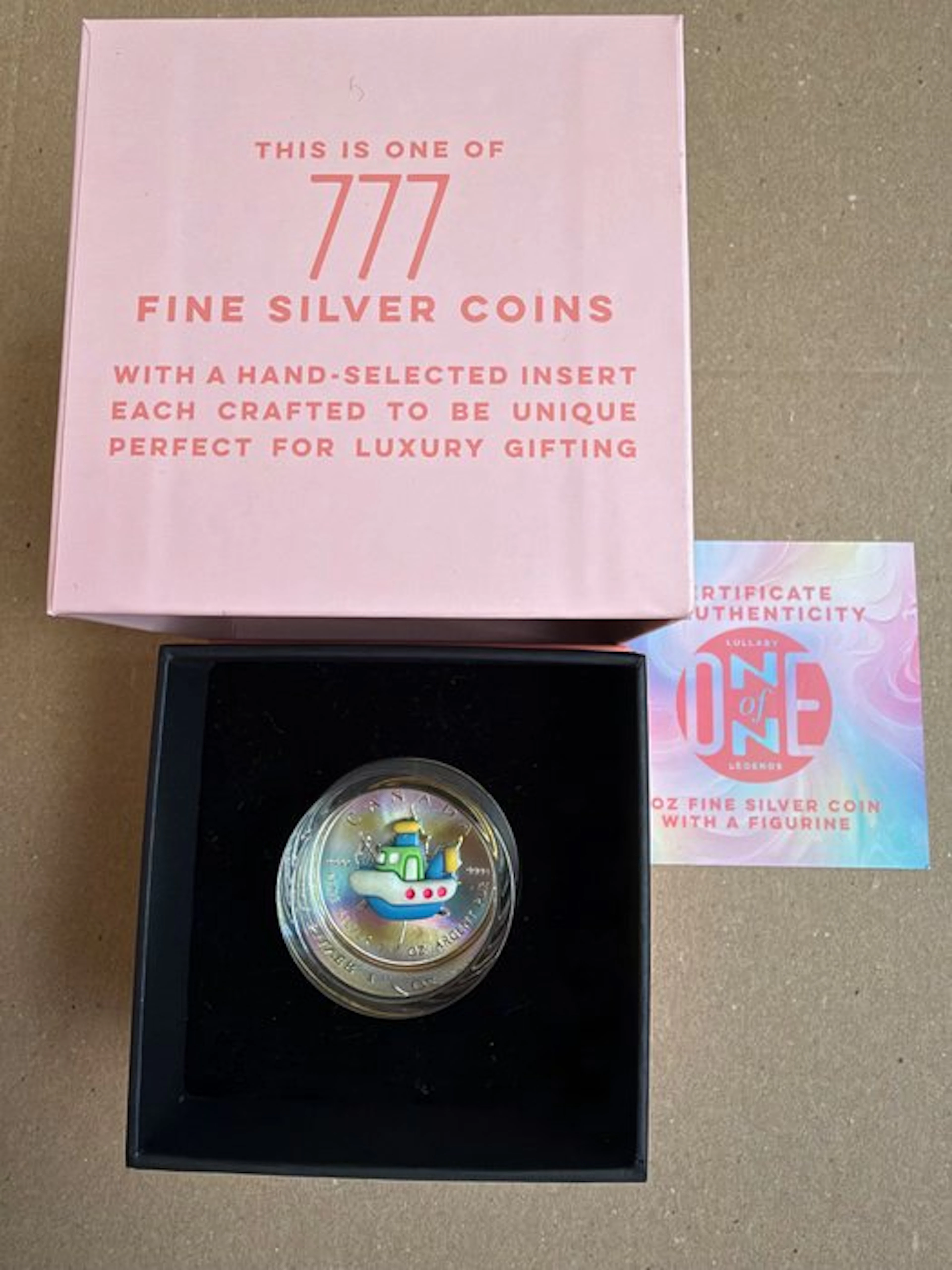 Canada. 5 Dollars 2025 Lullaby One of One Legends , 1 Oz (.999)