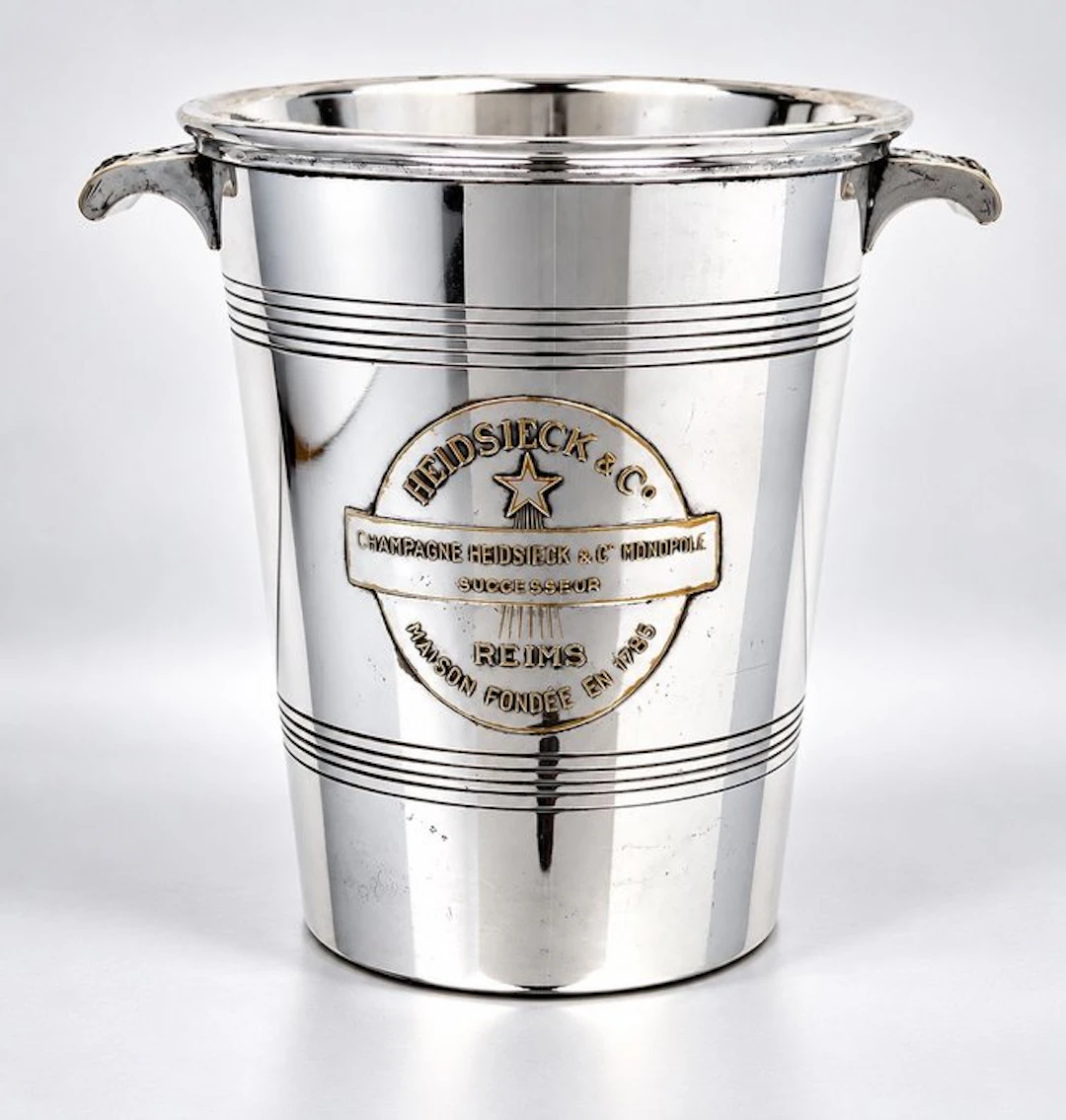 Champagne cooler - Art Deco - Silverplated - Heidsieck & Co Monopole
