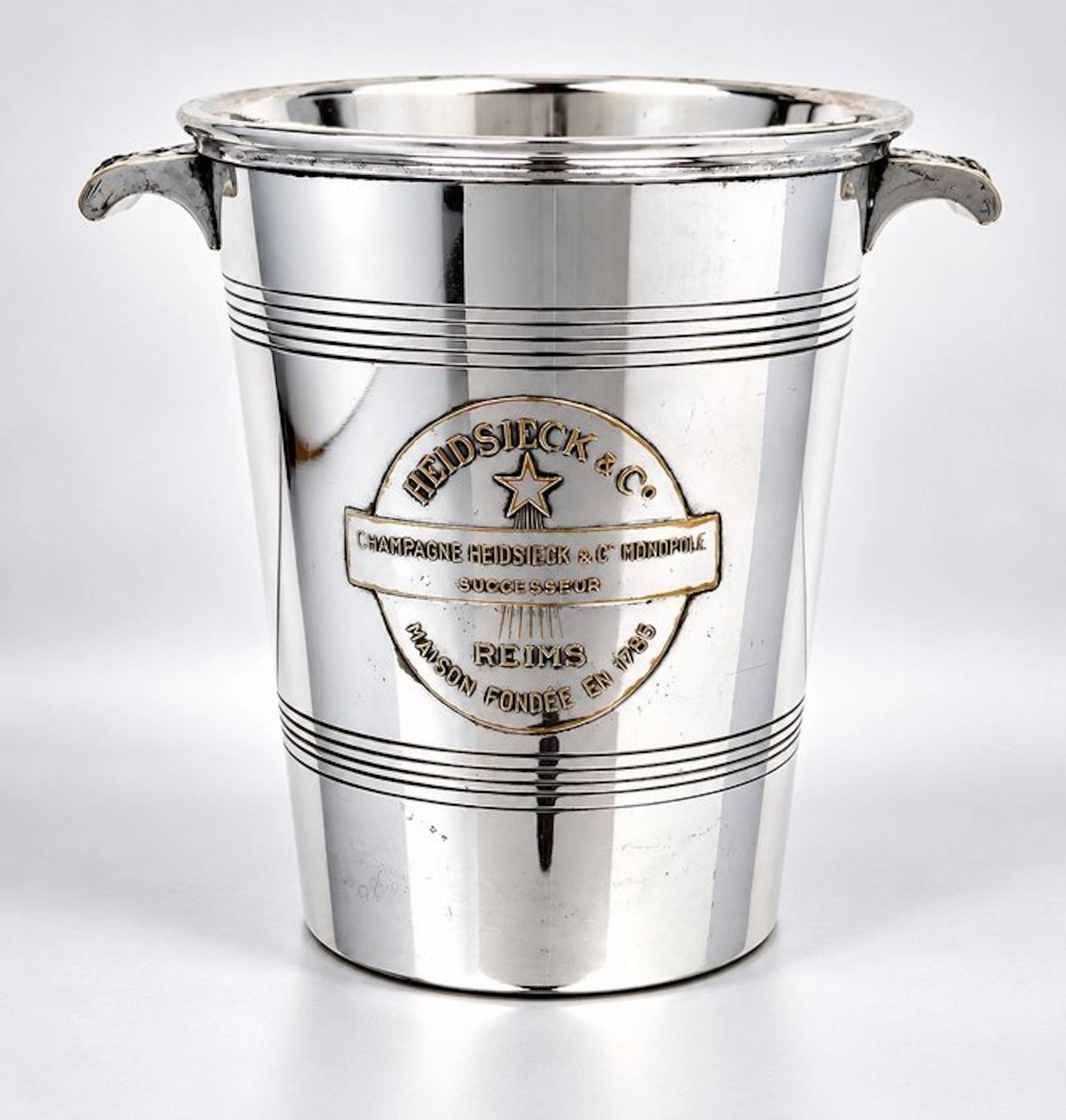 Champagne cooler - Art Deco - Silverplated - Heidsieck & Co Monopole