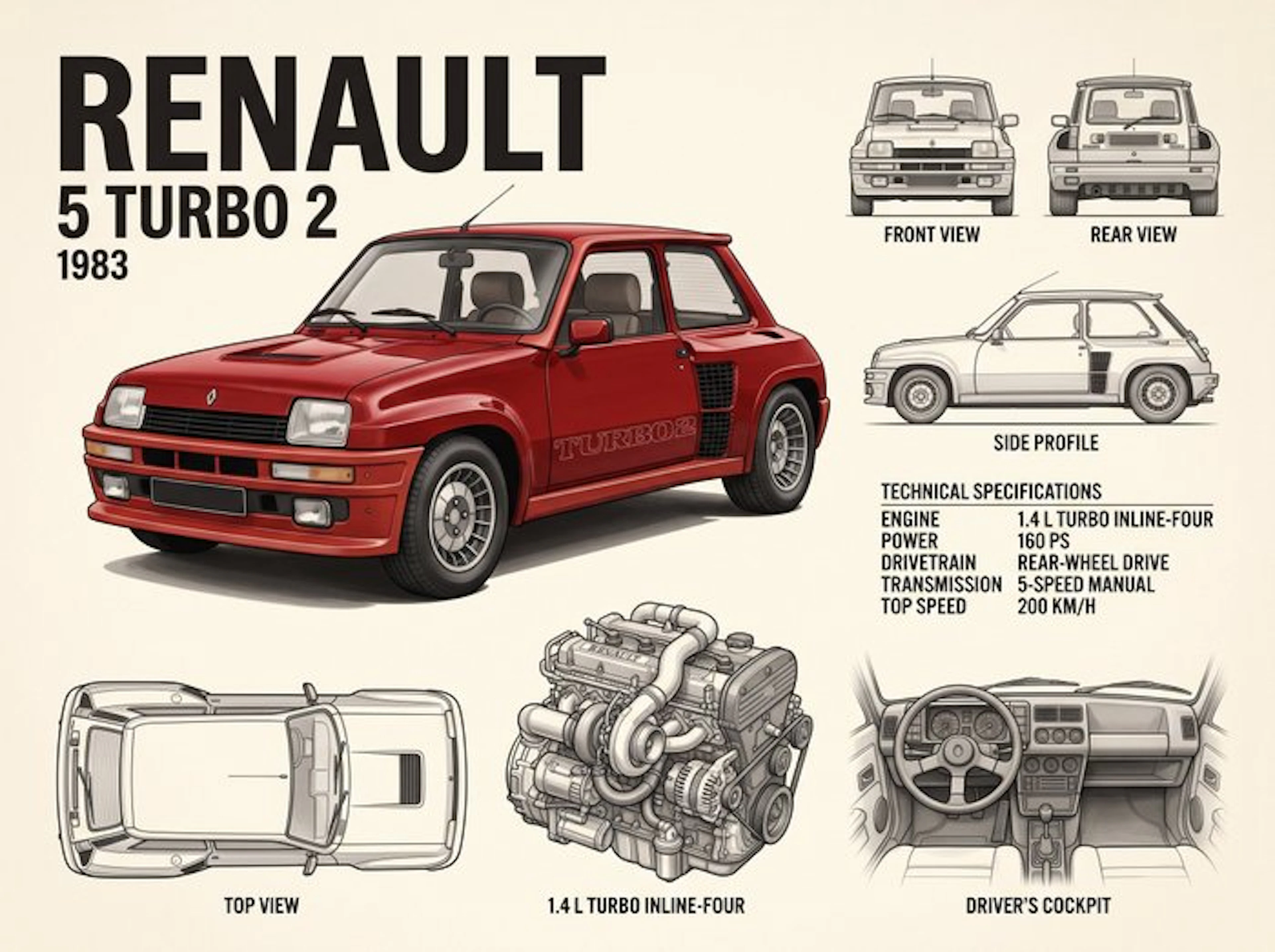 Shmidt.Art - Renault 5 Turbo 2 - 1980s