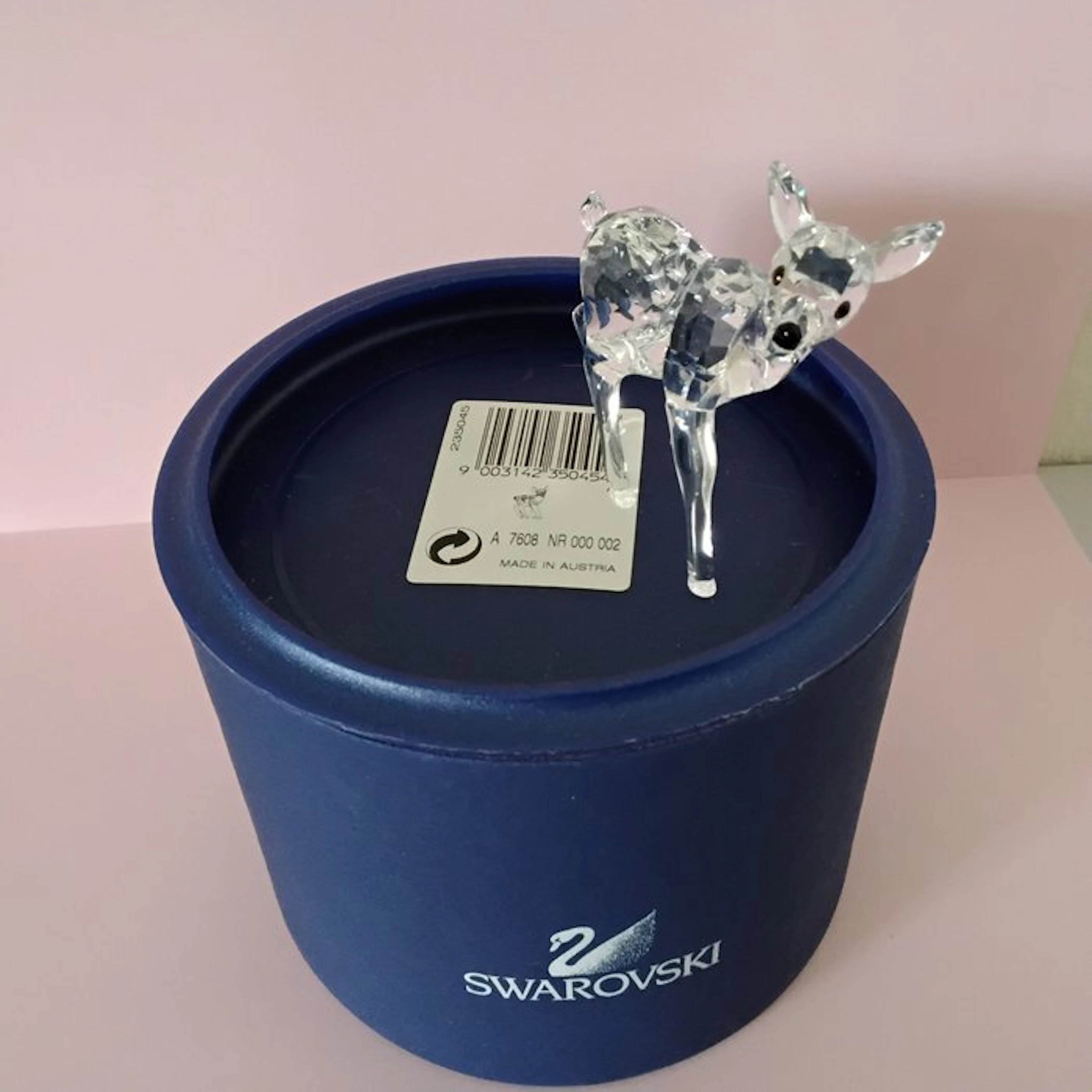 Swarovski - Figurine - Deer Fawn 235045 - Box - Crystal
