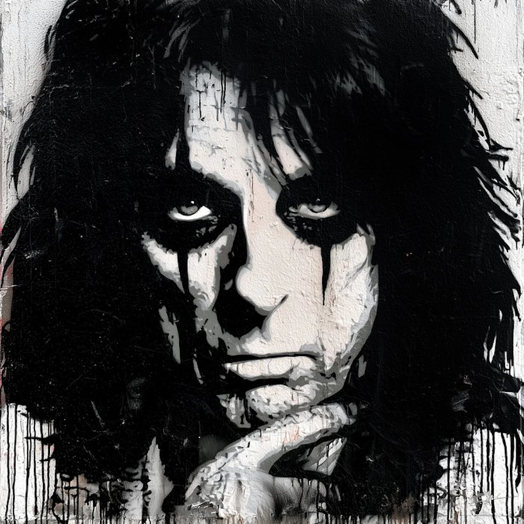 David Law (1967) - Alice Cooper (Stencil)