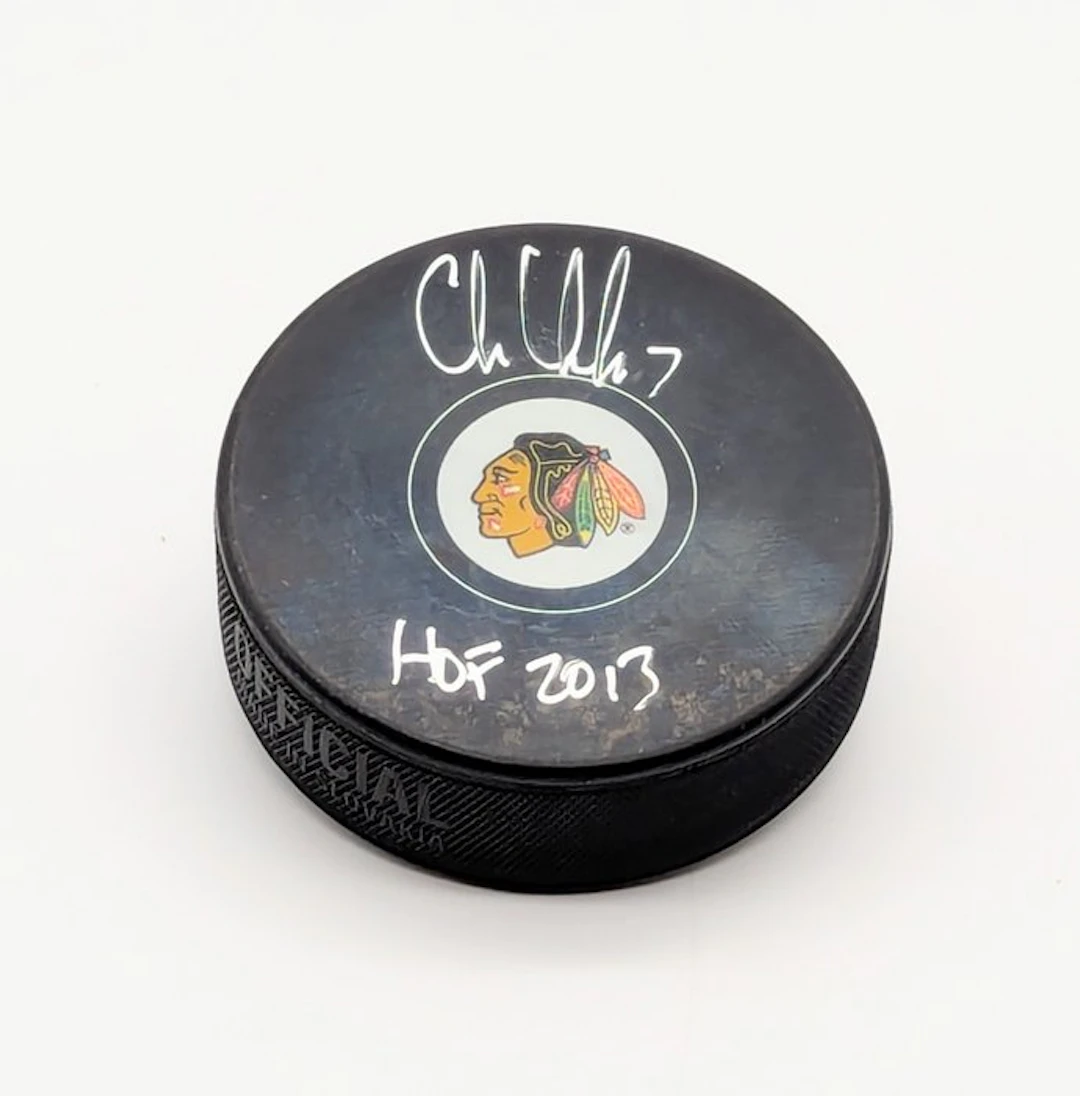 Chicago Blackhawks - Chris Chelios - Signed NHL Chicago...