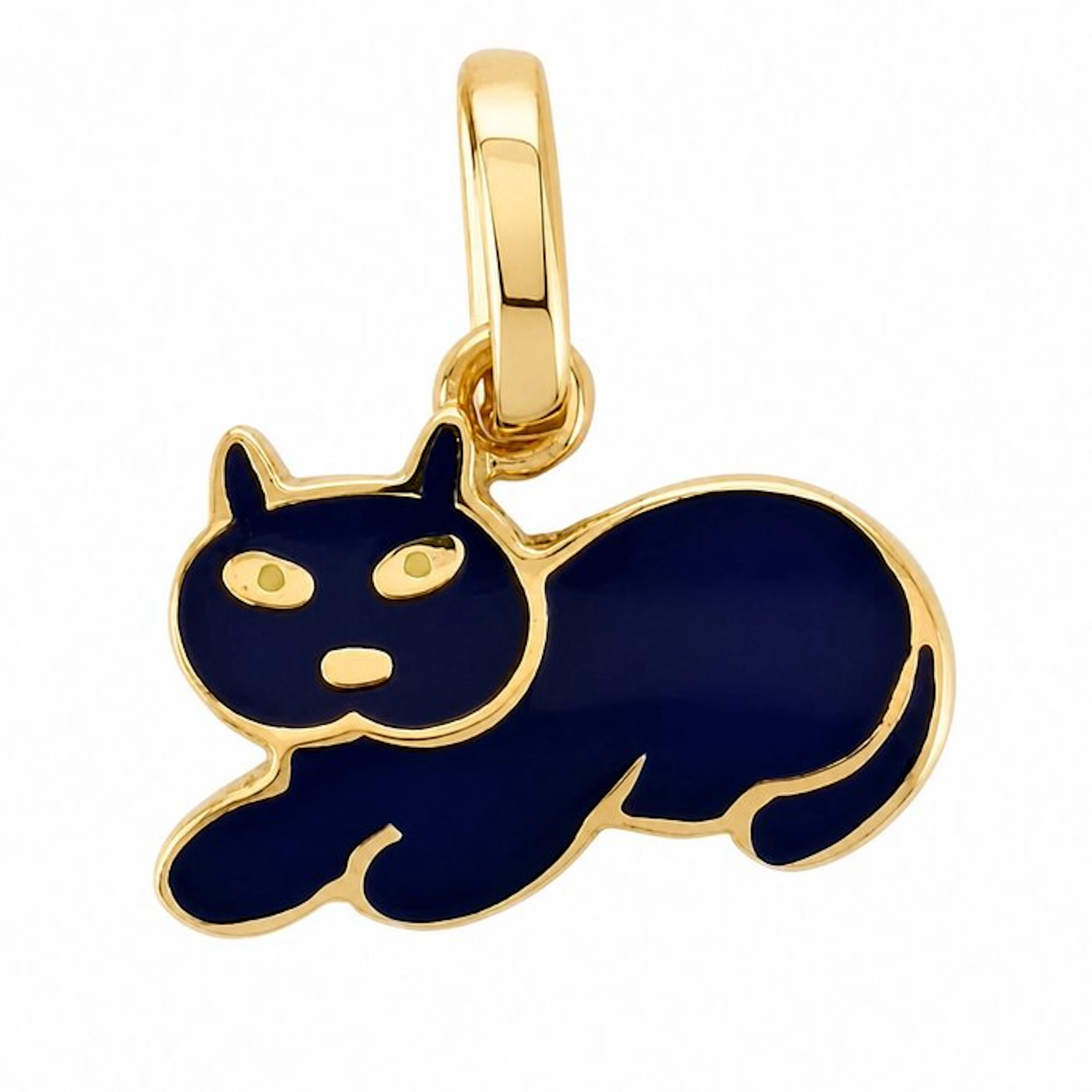 Pendant - 18 kt. Yellow gold - Made in Italy - Handmade