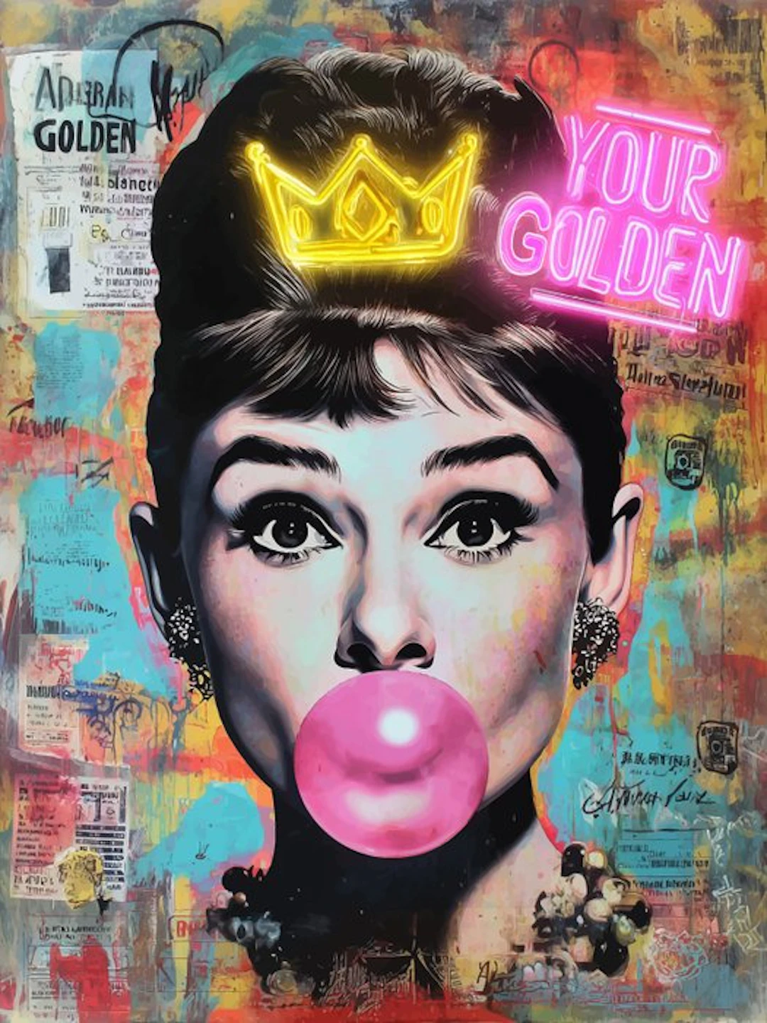 IPR Graph - "Audrey Hepburn: La Reina del Pop Neón"
