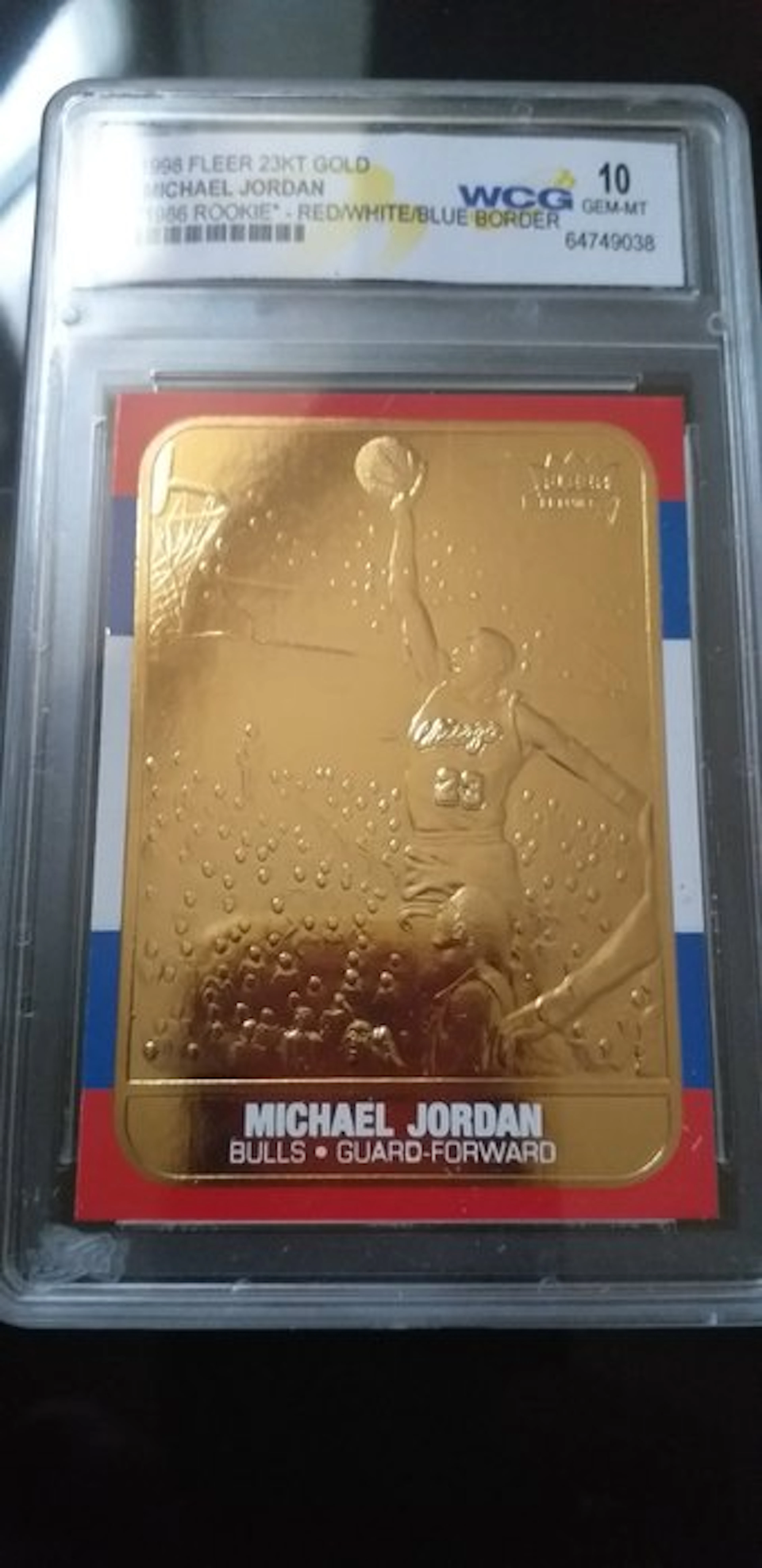 1986/87 Fleer Mint 23KT Gold