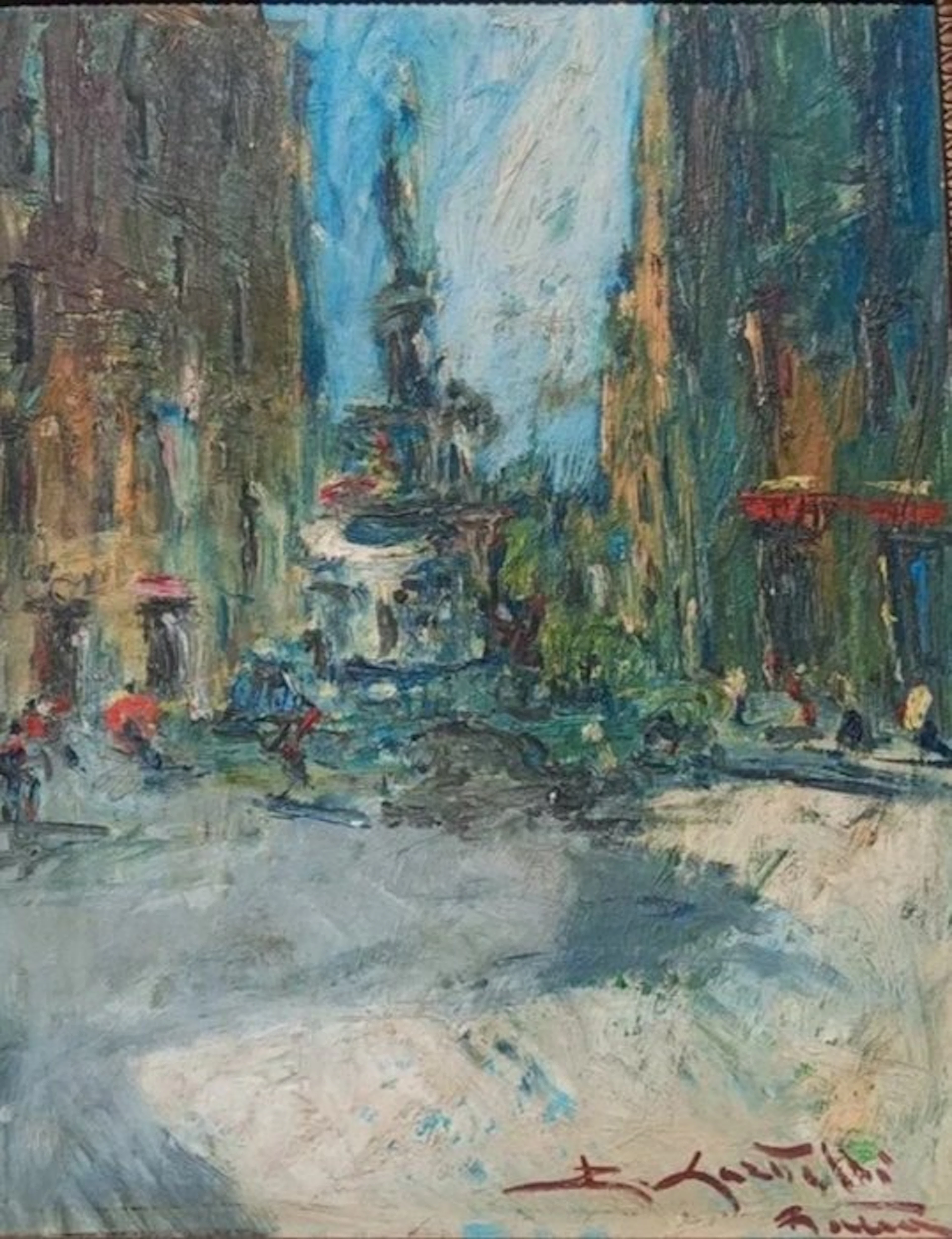 Rocco Carvelli (1930) - Roma Piazza Barberini
