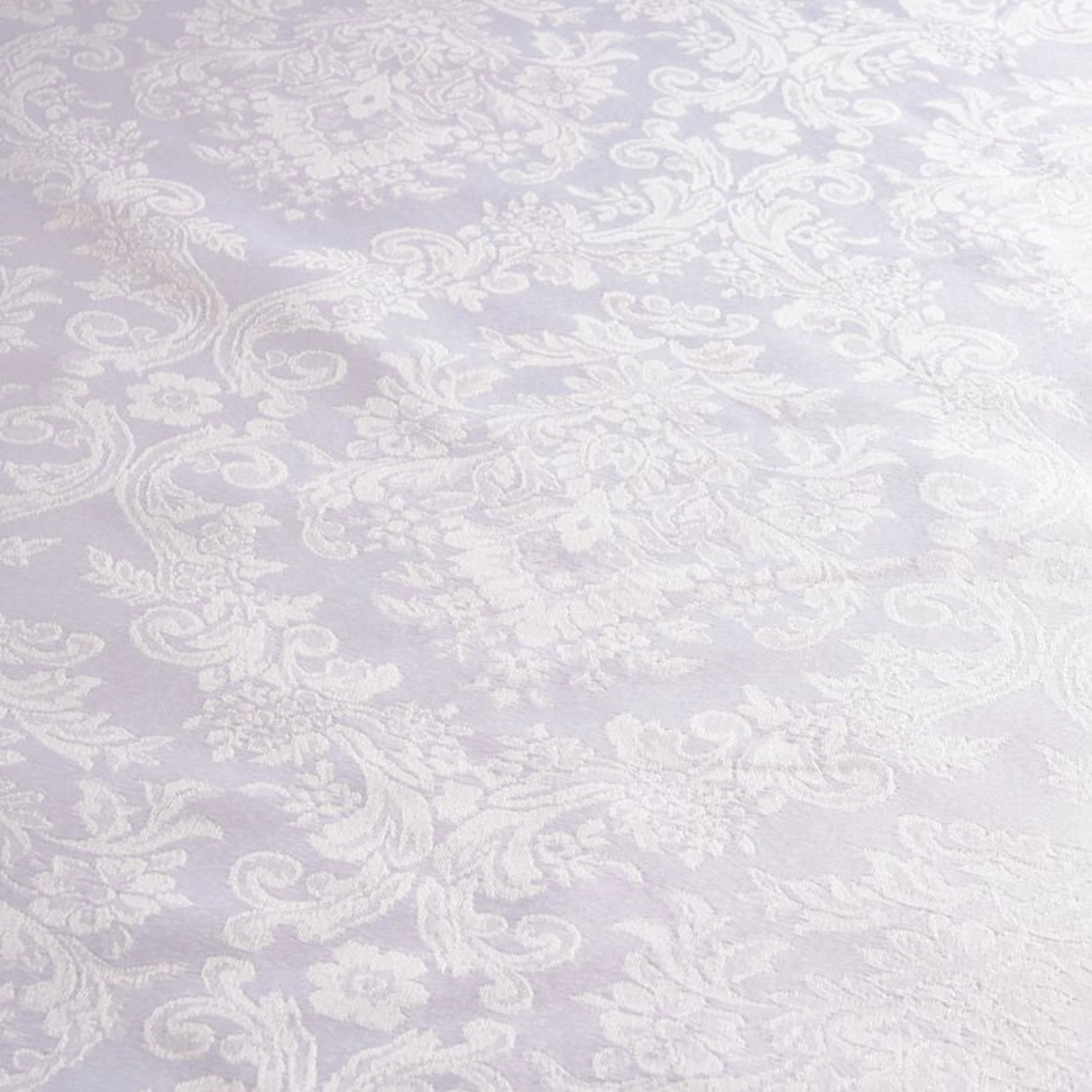White embossed damask upholstery fabric – exclusive to...