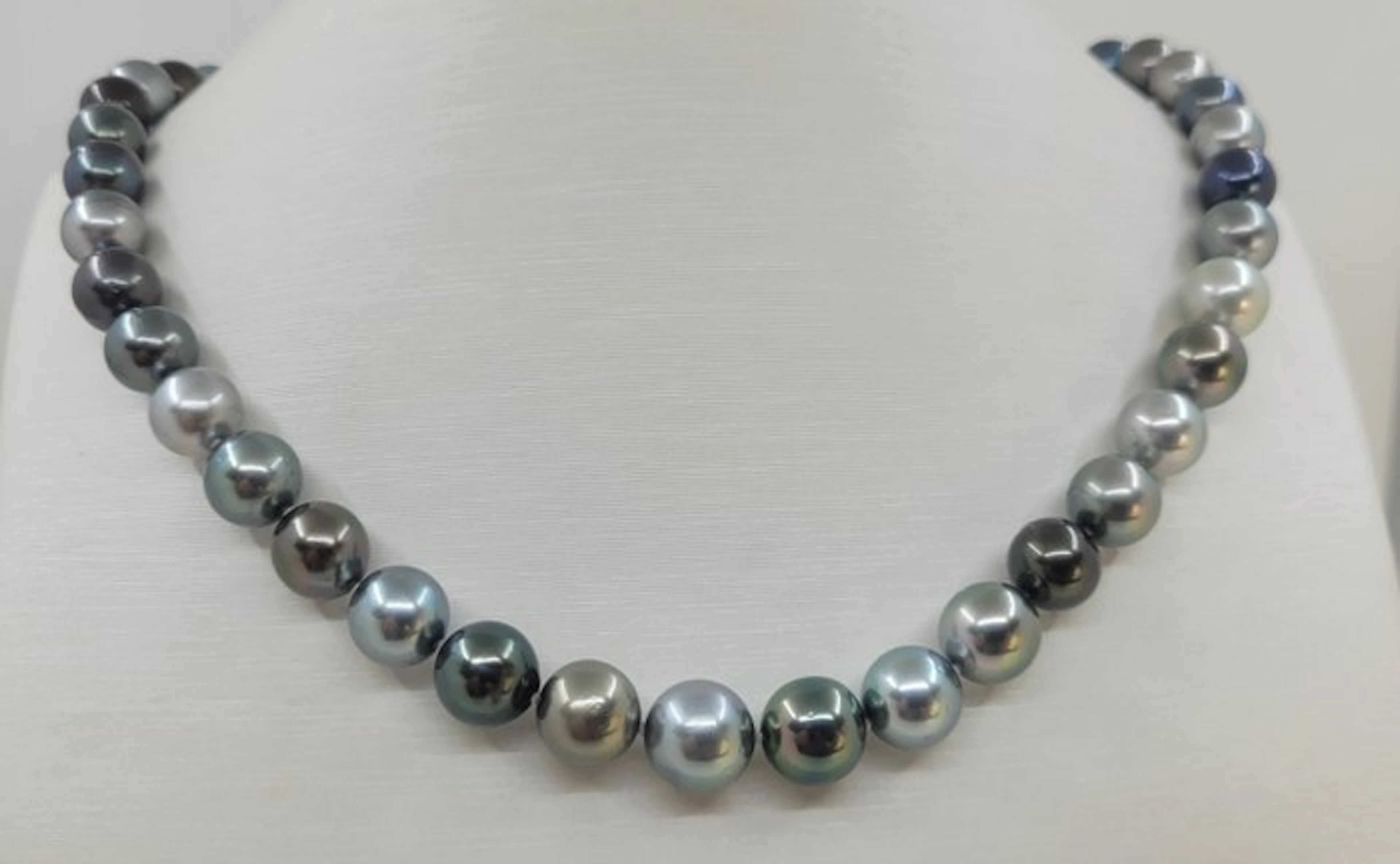 Necklace PSL Certified Multi Tahitian Pearls - 8.0x10.3mm