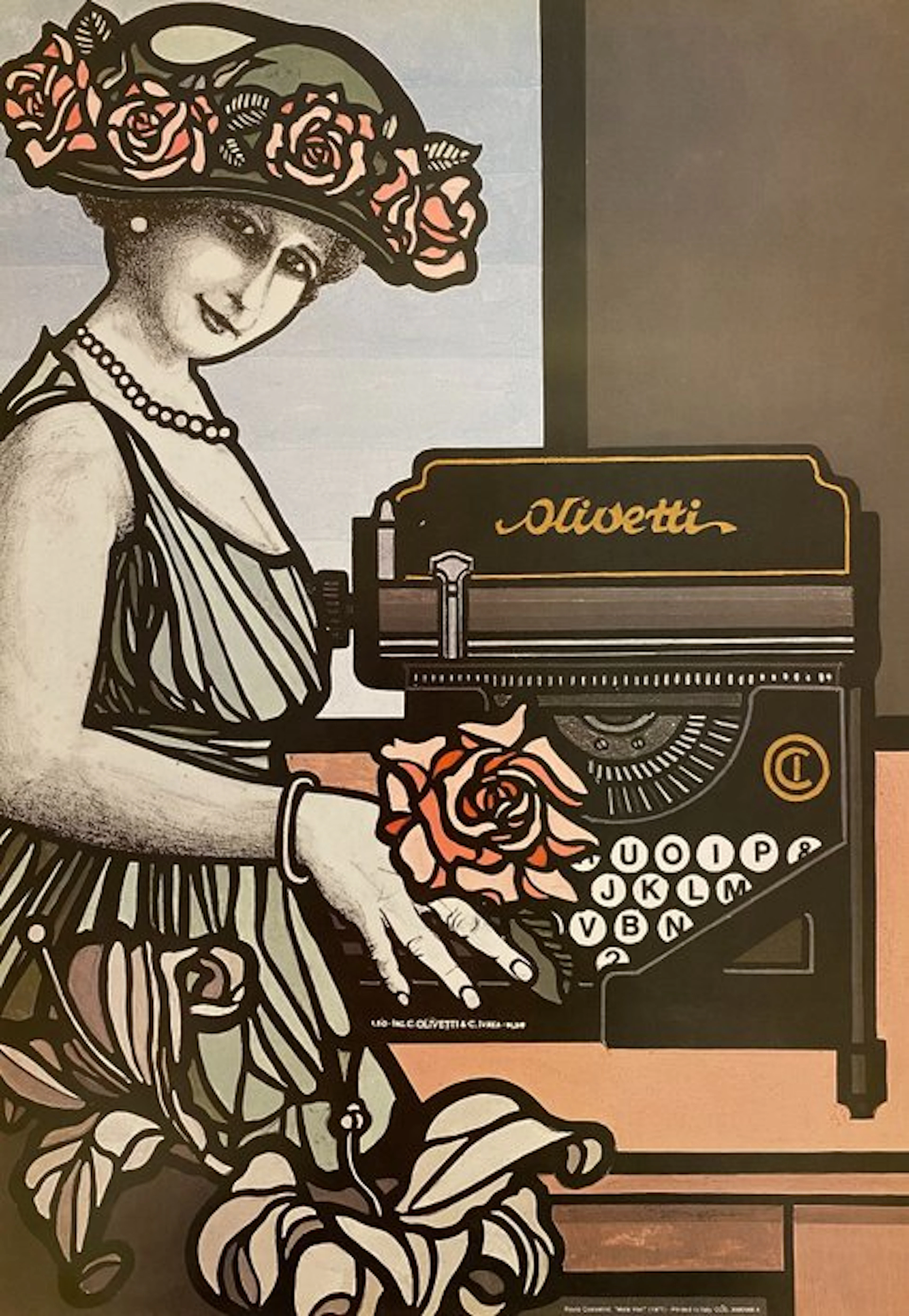 Flavio Costantini - Mata Hari OLIVETTI - 1980s