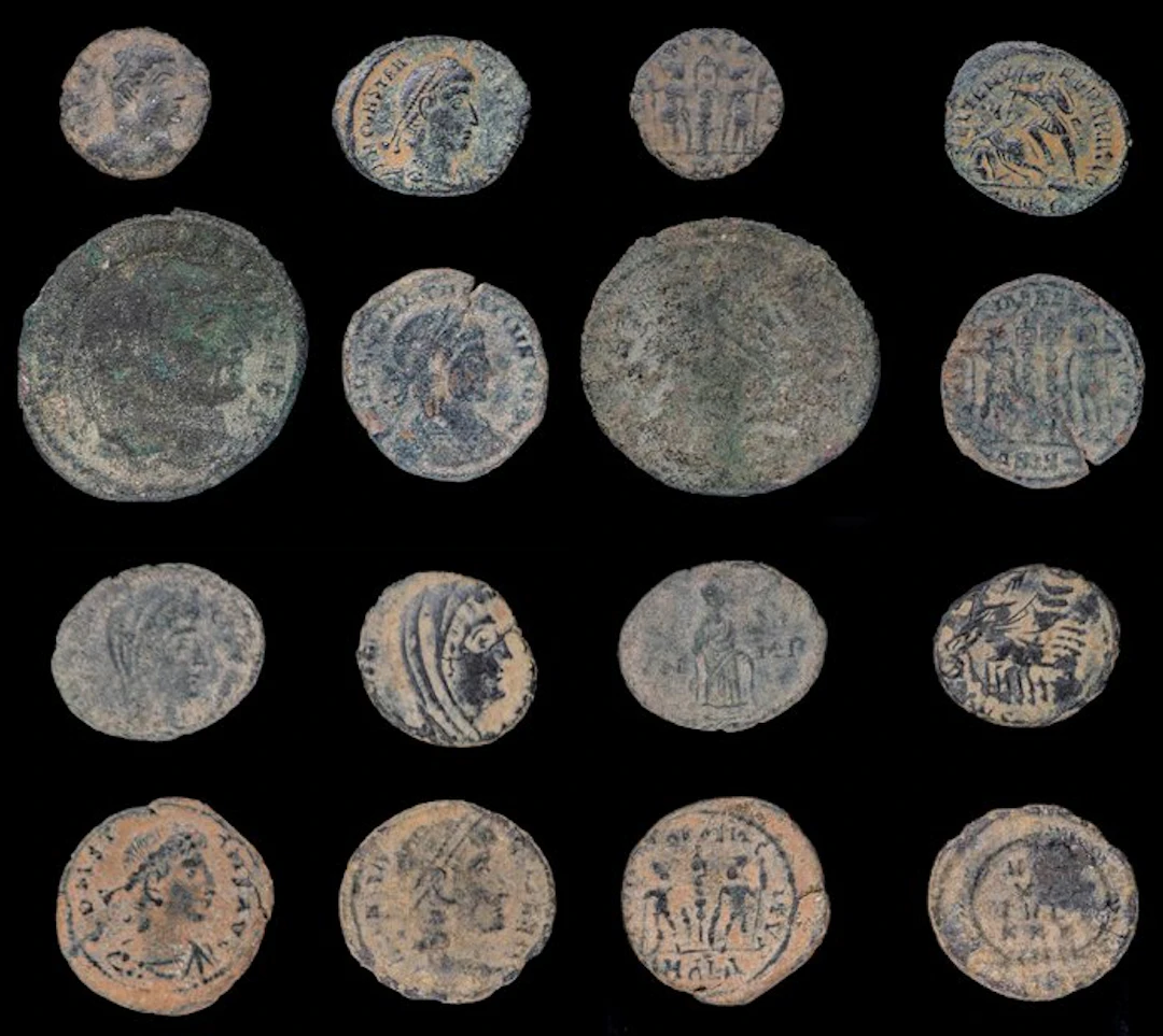Roman Empire Lot of 8 coins minted between the 3rd and 4th centuries AD